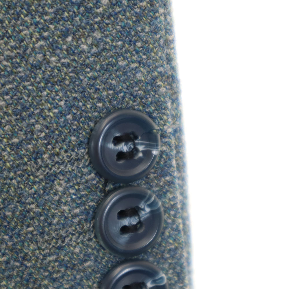 Givenchy ジバンシー 90s ウールブレンド オールド テーラードジャケット 90-78-165 ライトブルー メンズ