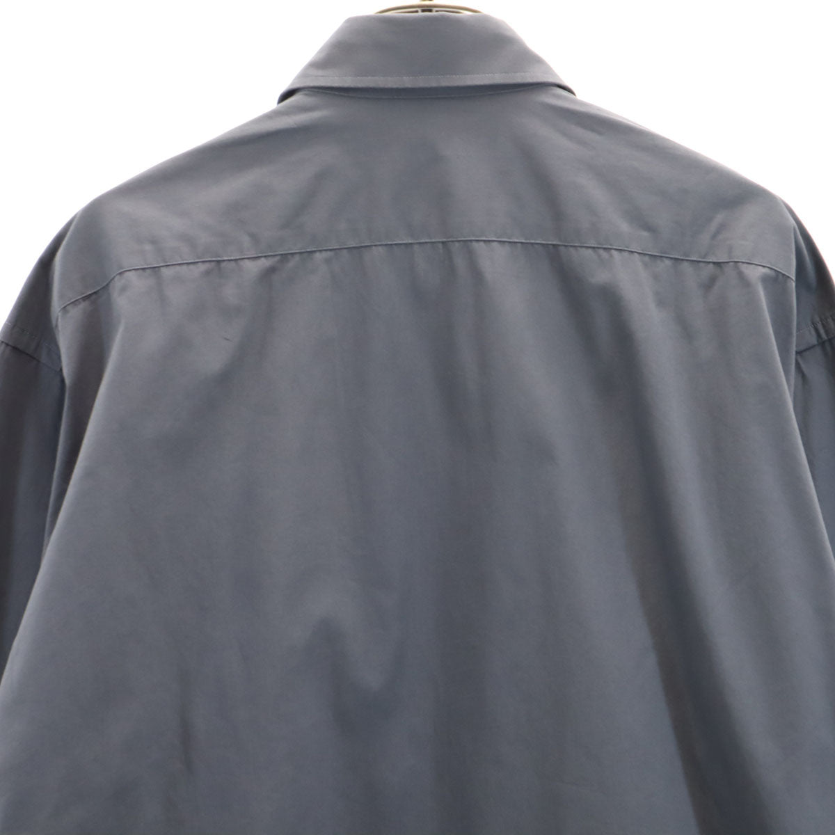 JOHN LAWRENCE SULLIVAN ジョンローレンスサリバン 日本製 長袖 コットンシャツ M チャコールグレー メンズ
