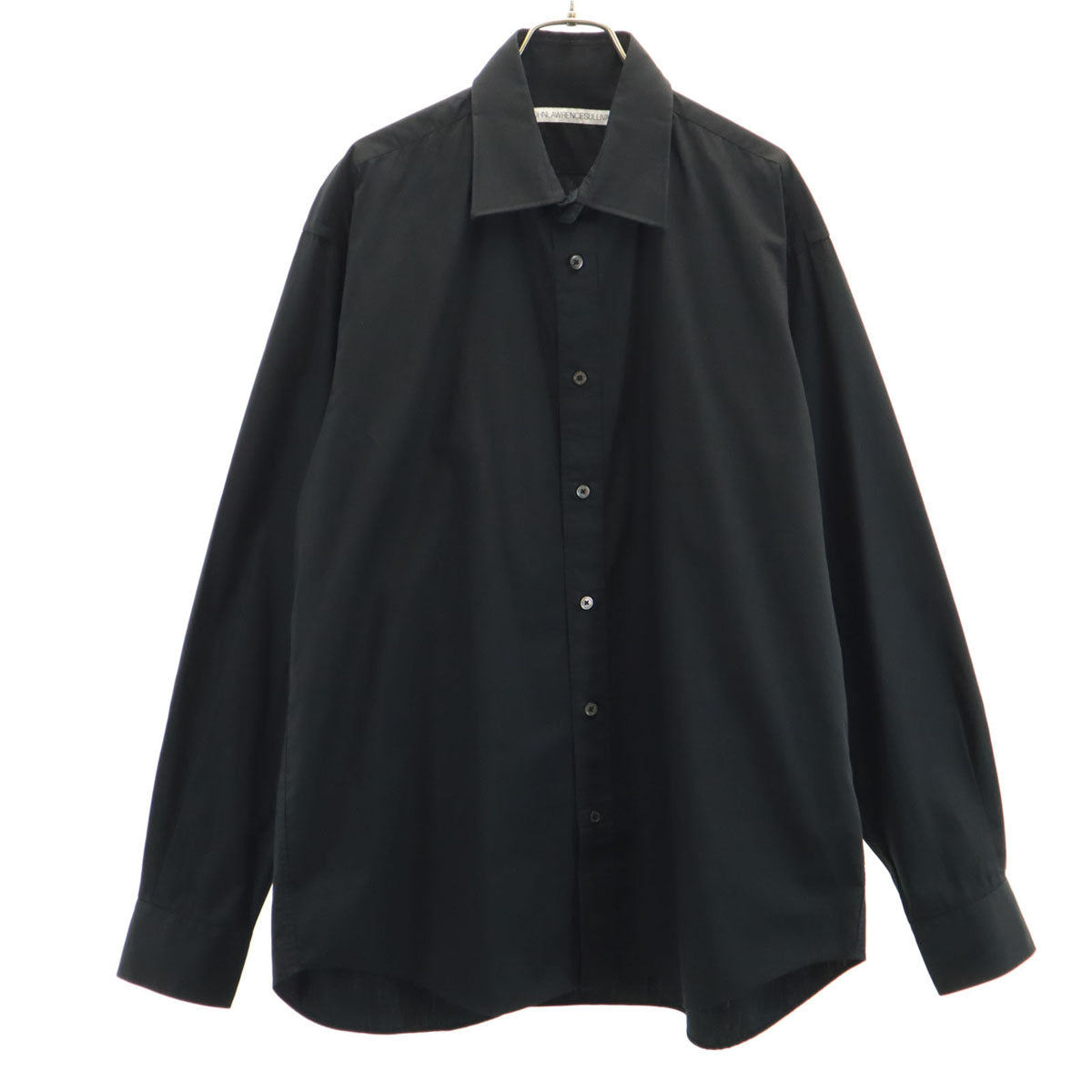 JOHN LAWRENCE SULLIVAN ジョンローレンスサリバン 日本製 長袖 コットンシャツ M ブラック メンズ