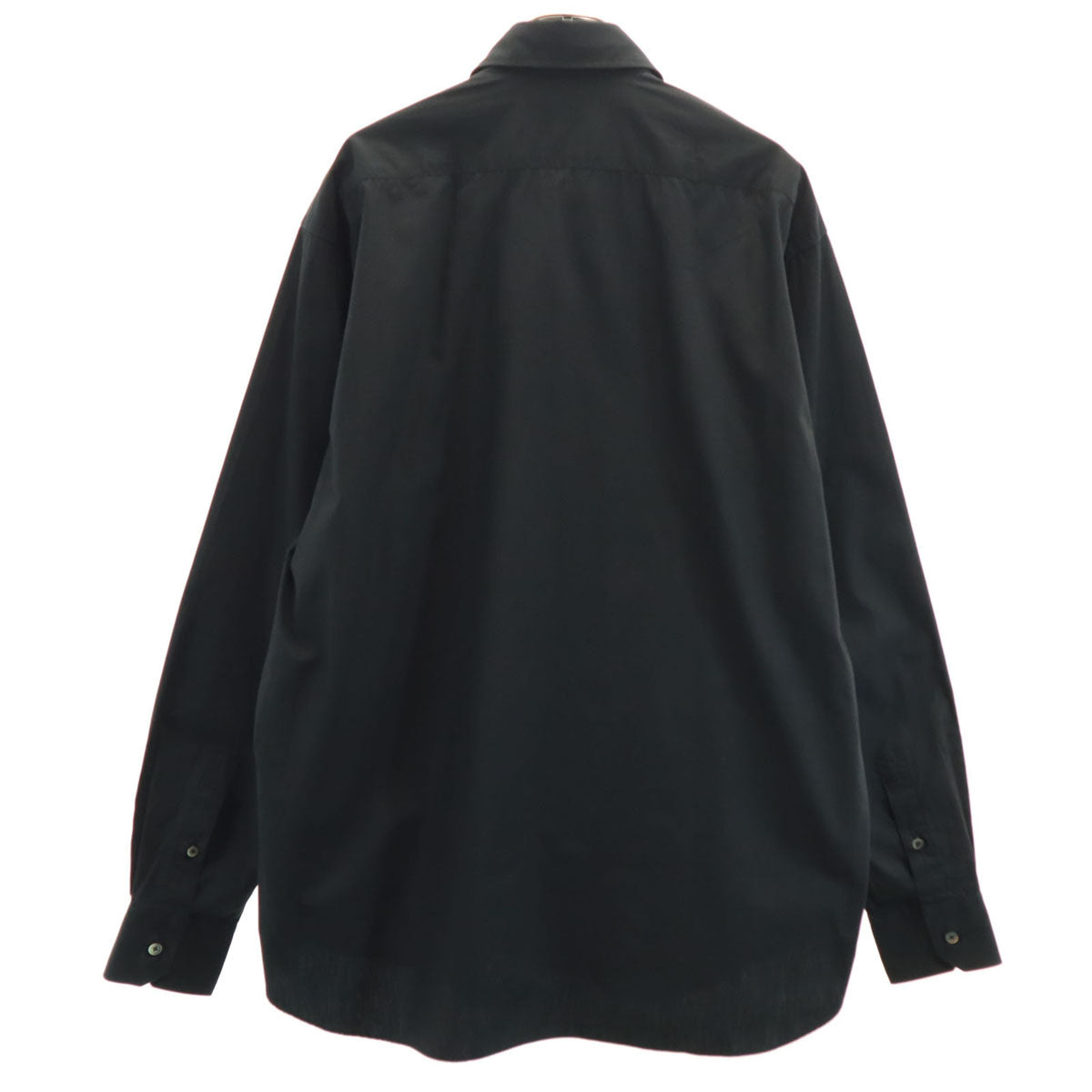 JOHN LAWRENCE SULLIVAN ジョンローレンスサリバン 日本製 長袖 コットンシャツ M ブラック メンズ