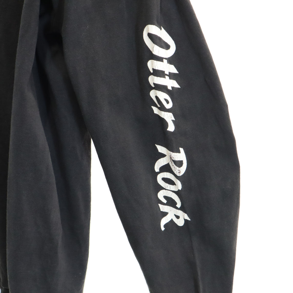 FRUIT OF THE LOOM フルーツオブザルーム 90s USA製 オールド Otter Rock 長袖 Tシャツ XL ブラック系 ロンT メンズ