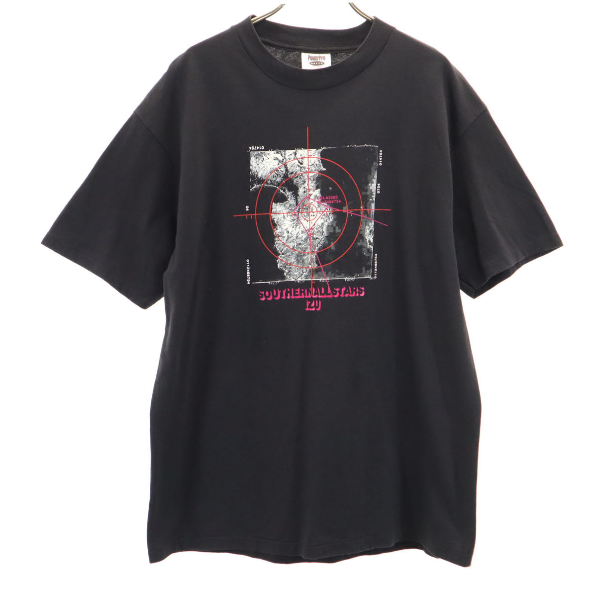 POWER PRO by ONEITA パワープロバイオニータ サザンオールスターズ 2000年ツアー 伊豆だらけのローラ 半袖 Tシャツ L ブラック 桑田佳祐 メンズ