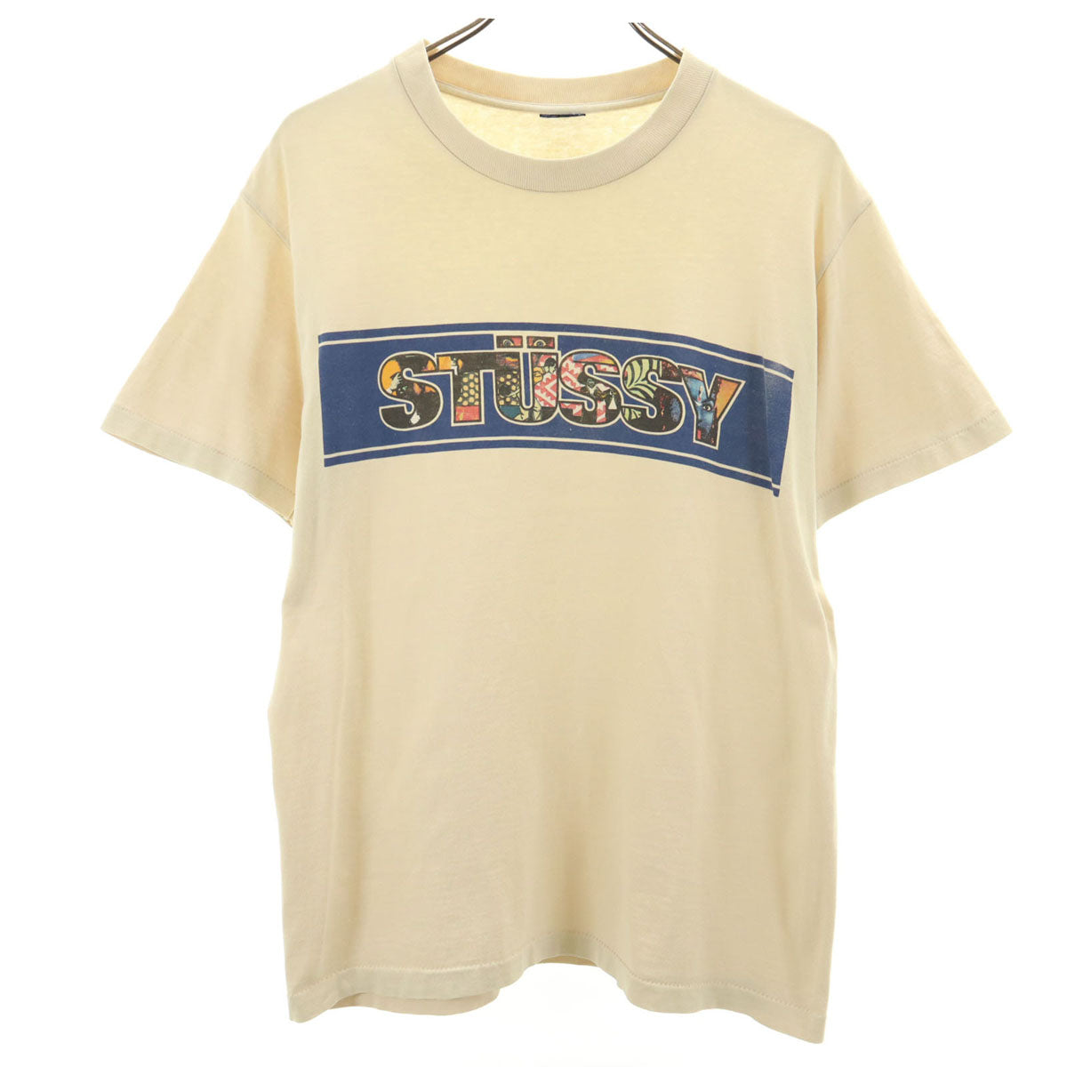 STUSSY ステューシー オールド 半袖 Tシャツ イエロー系 メンズ