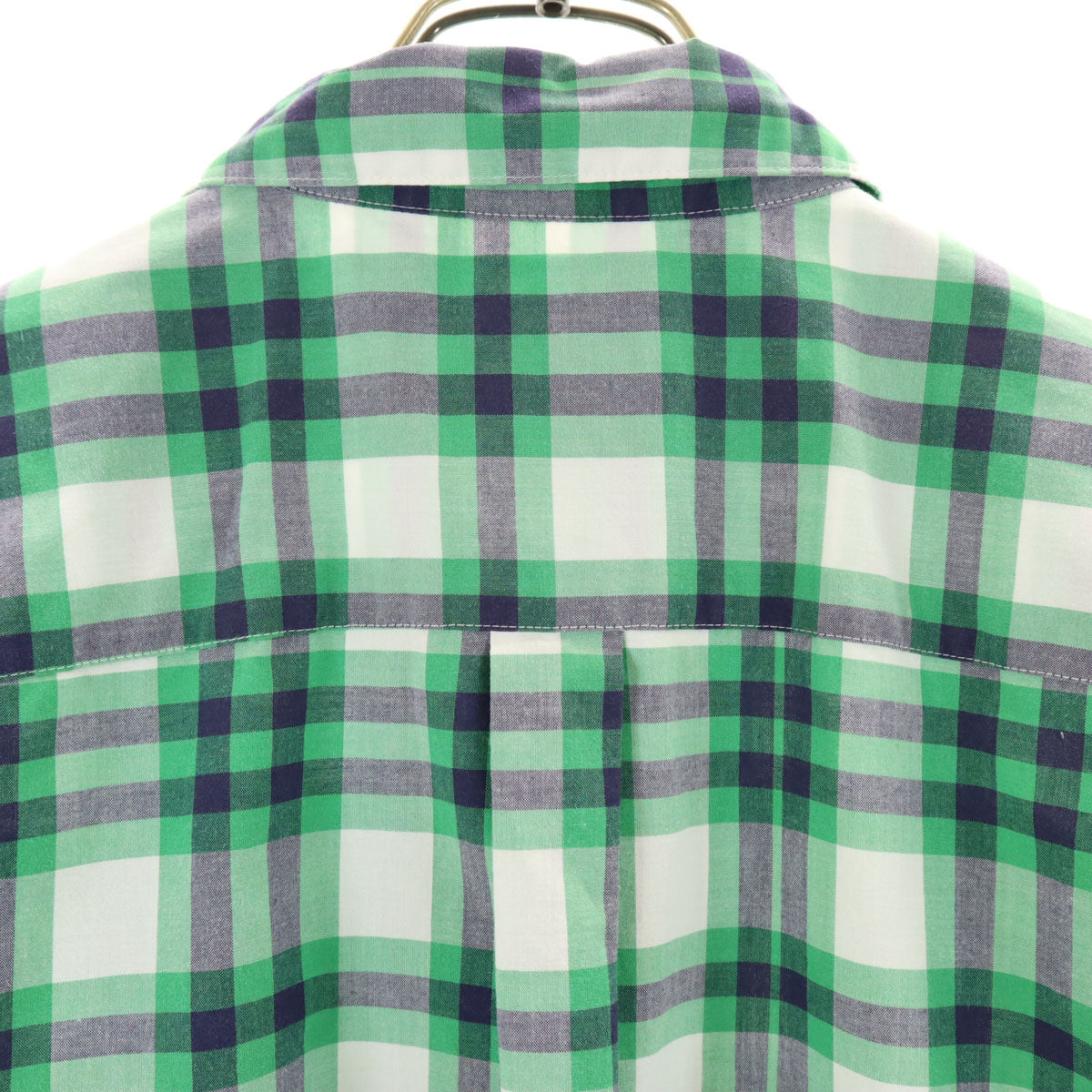 patagonia パタゴニア チェック 半袖 シャツ M グリーン系 RN51884