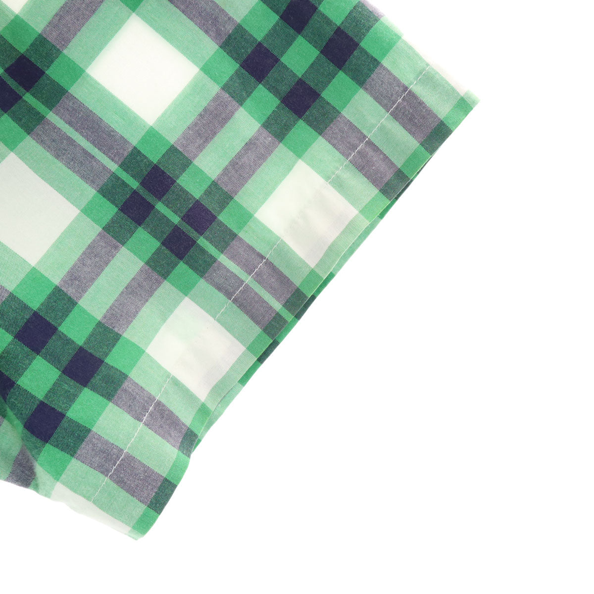 patagonia パタゴニア チェック 半袖 シャツ M グリーン系 RN51884