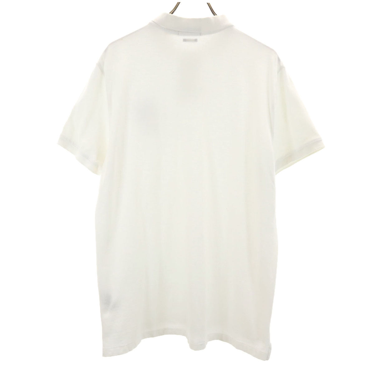 POLO RALPH LAUREN ポロラルフローレン ポロベア刺繍 半袖 カスタムスリムフィット ポロシャツ XL ホワイト 鹿の子 メンズ