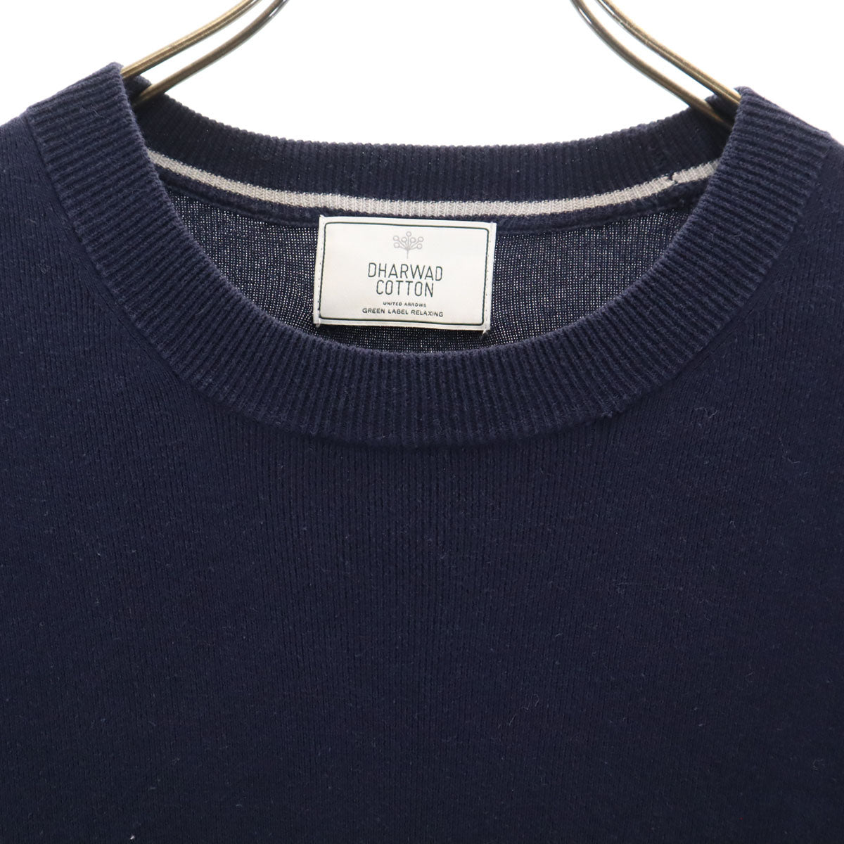 UNITED ARROWS GREEN LABEL RELAXING ユナイテッドアローズ グリーンレーベルリラクシング 長袖 ニット M ネイビー セーター メンズ