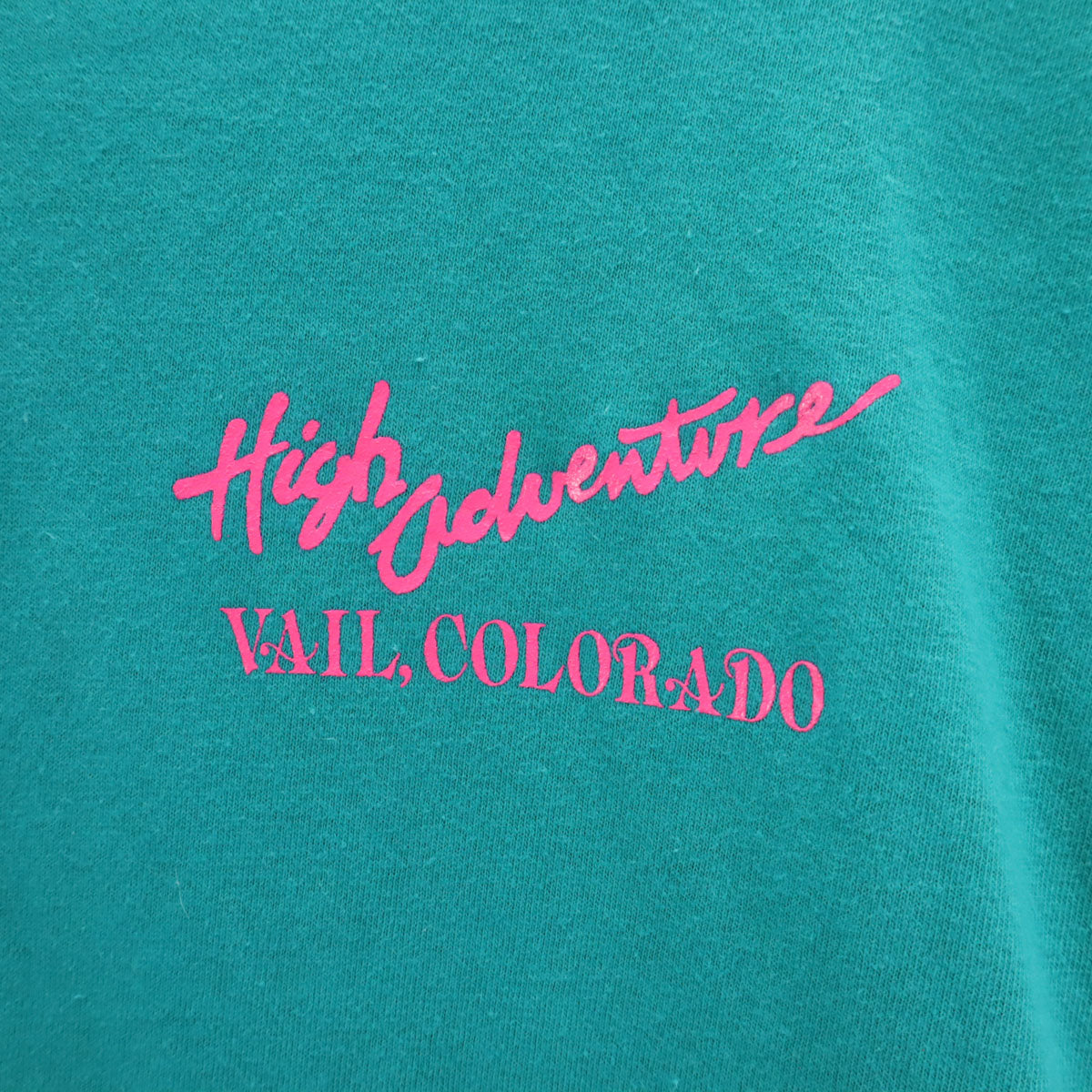 ONEITA オニータ 90s USA製 オールド 半袖 Tシャツ L ターコイズ シングルステッチ メンズ
