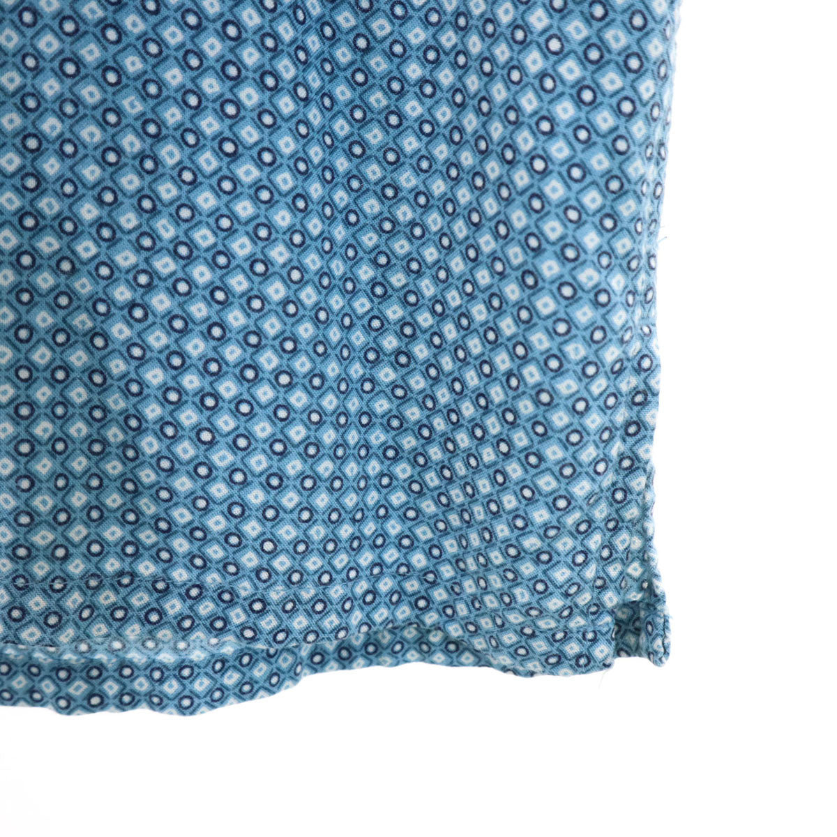 Batik Bay バティックベイ 00s 総柄 半袖 アロハシャツ L ブルー メンズ