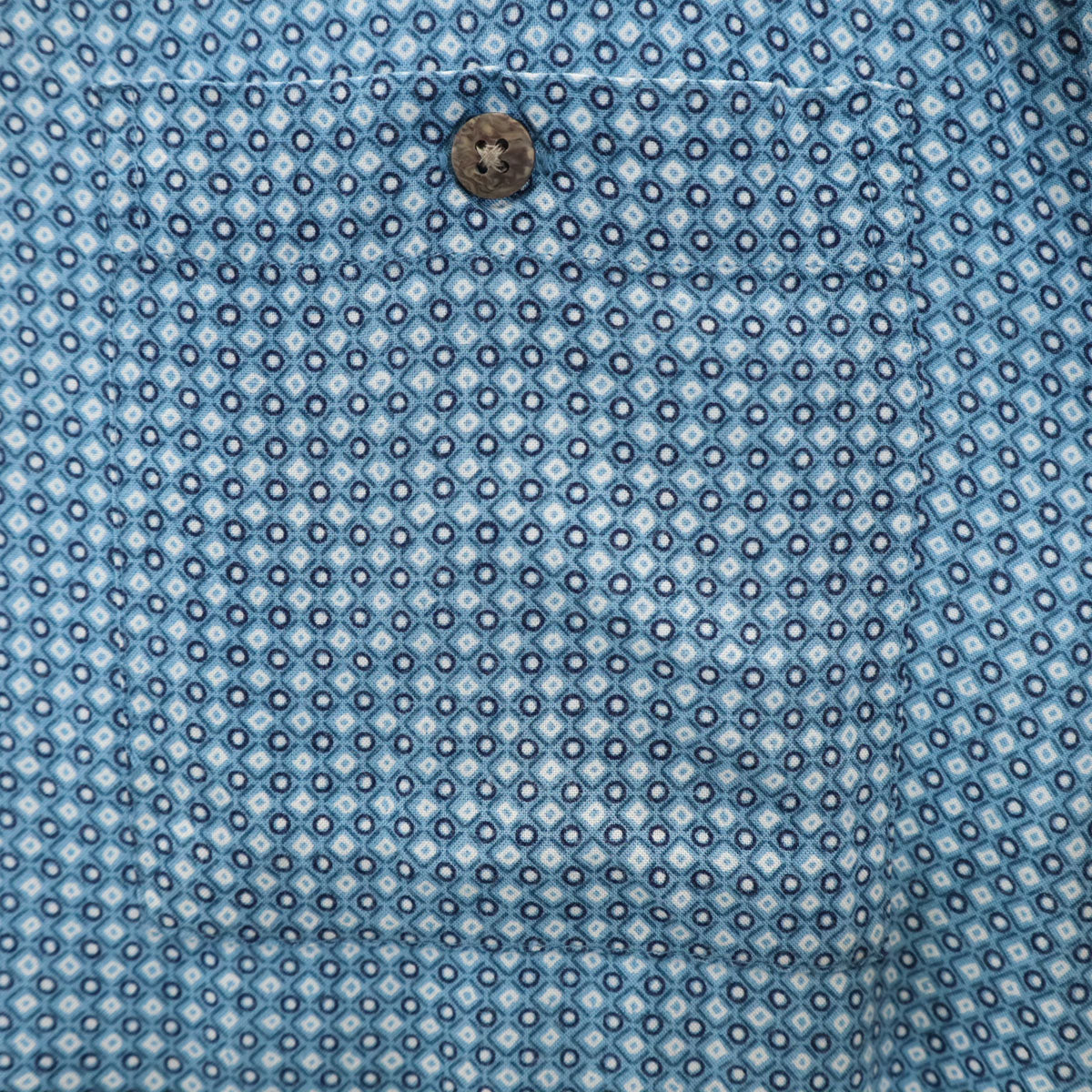 Batik Bay バティックベイ 00s 総柄 半袖 アロハシャツ L ブルー メンズ