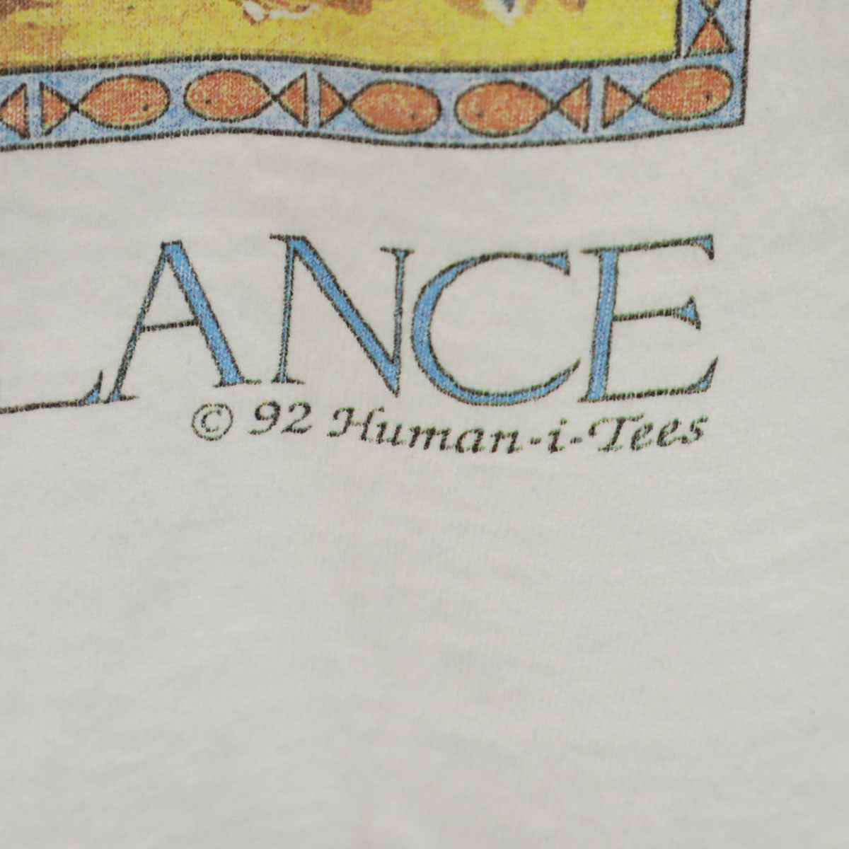 90s オールド イルカ プリント 半袖 Tシャツ ホワイト シングルステッチ レディース