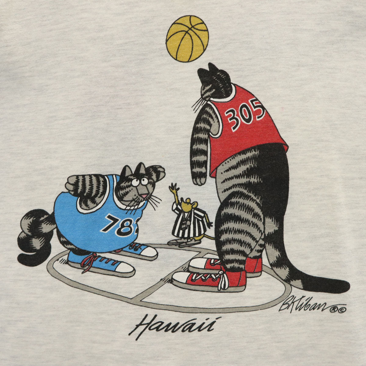 Crazy Shirt クレイジーシャツ 90s USA製 オールド キャット プリント 半袖 Tシャツ M グレー レディース