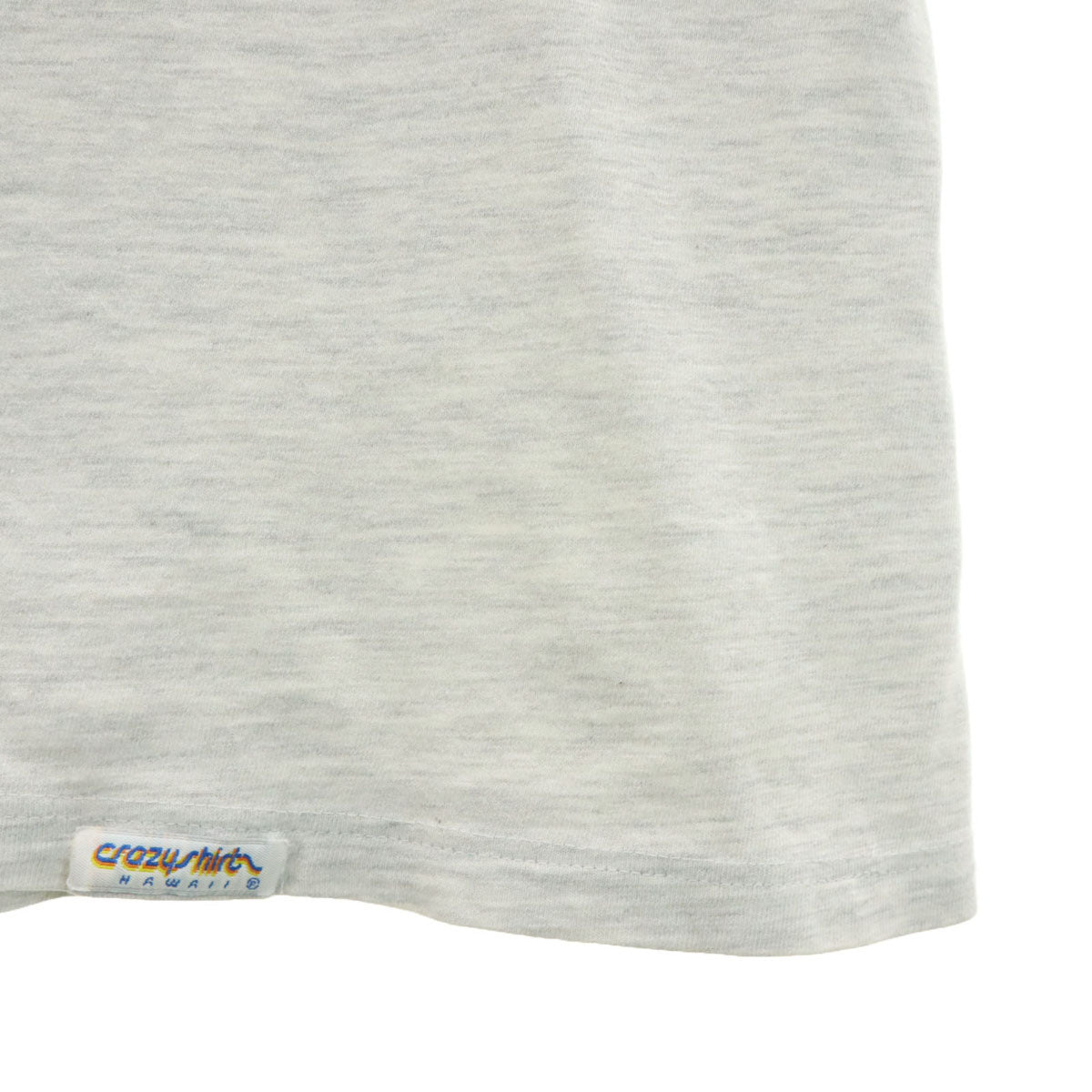 Crazy Shirt クレイジーシャツ 90s USA製 オールド キャット プリント 半袖 Tシャツ M グレー レディース