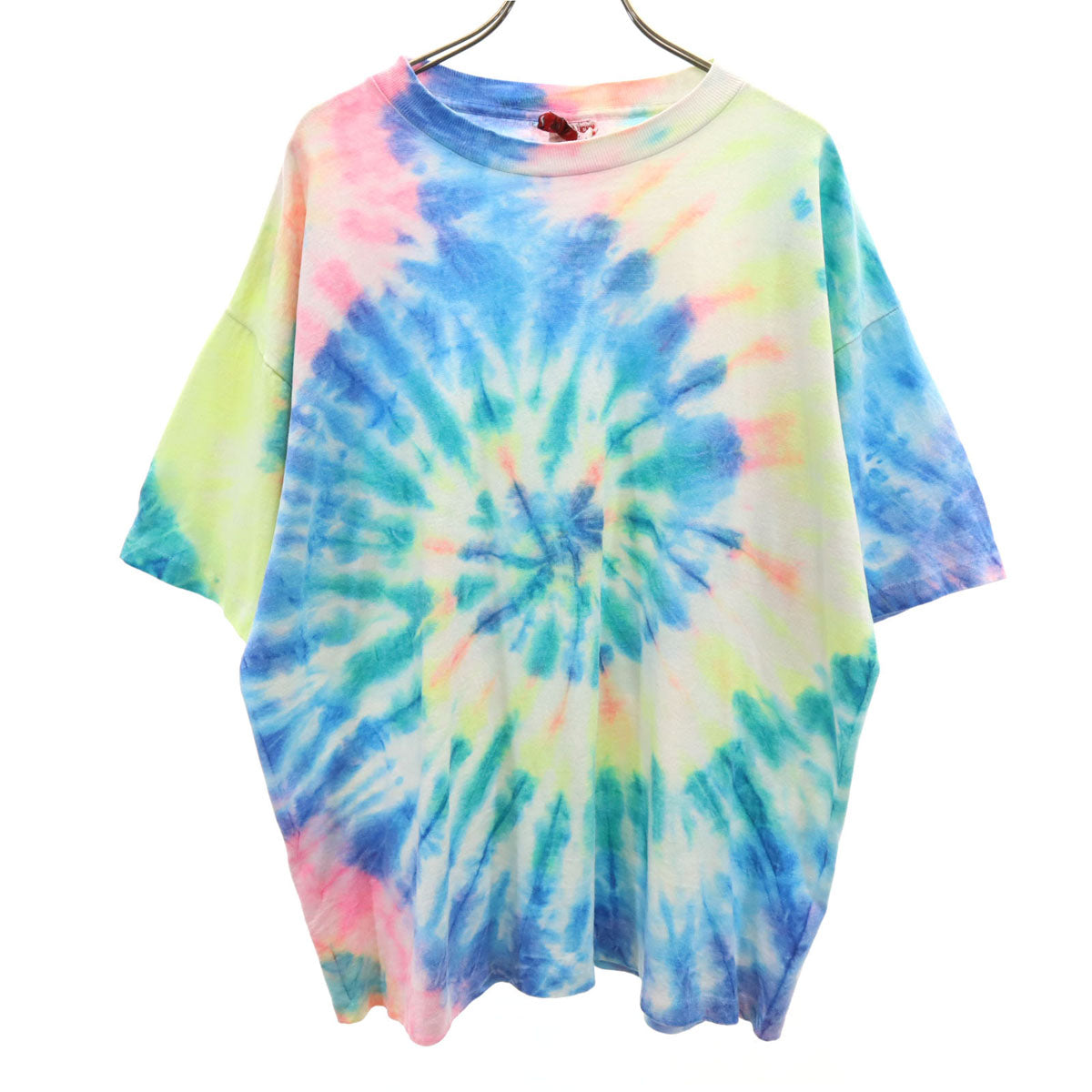 GET LUCKY 90s オールド タイダイ柄 半袖 Tシャツ F シングルステッチ メンズ