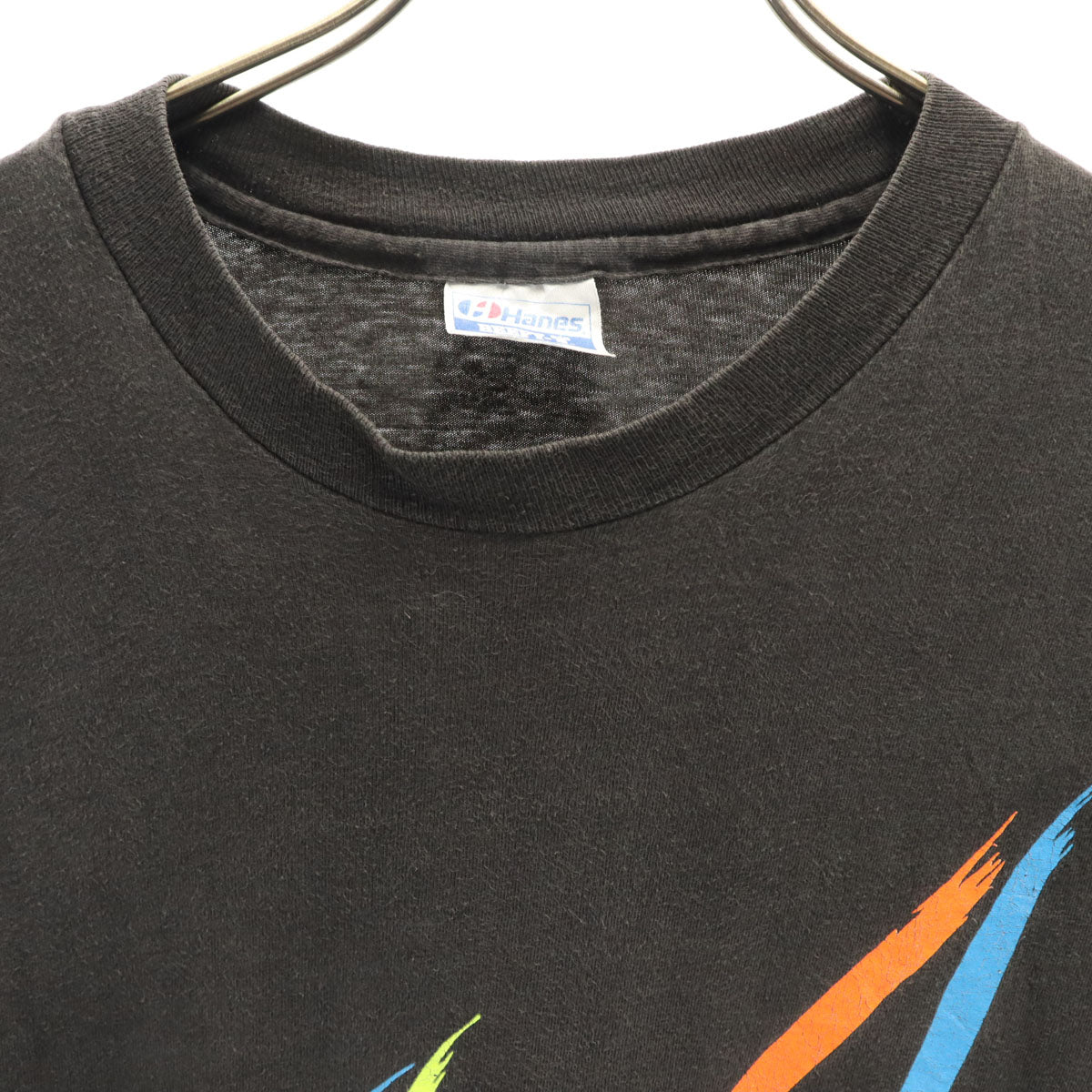 Hanes ヘインズ 90s USA製 オールド 半袖 Tシャツ XXL グレー BEEFY-T シングルステッチ ビックサイズ メンズ