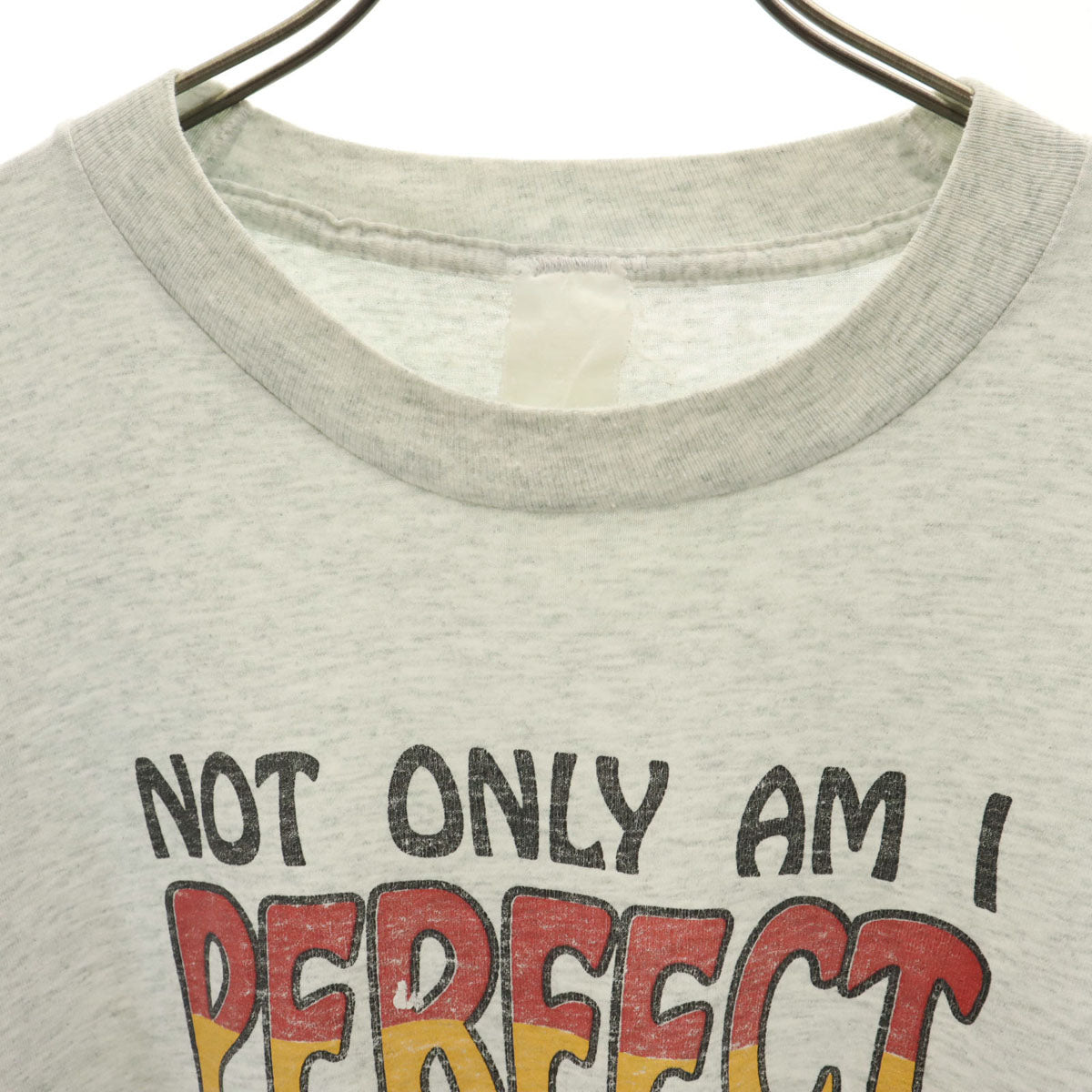 90s オールド 半袖 Tシャツ グレー シングルステッチ メンズ