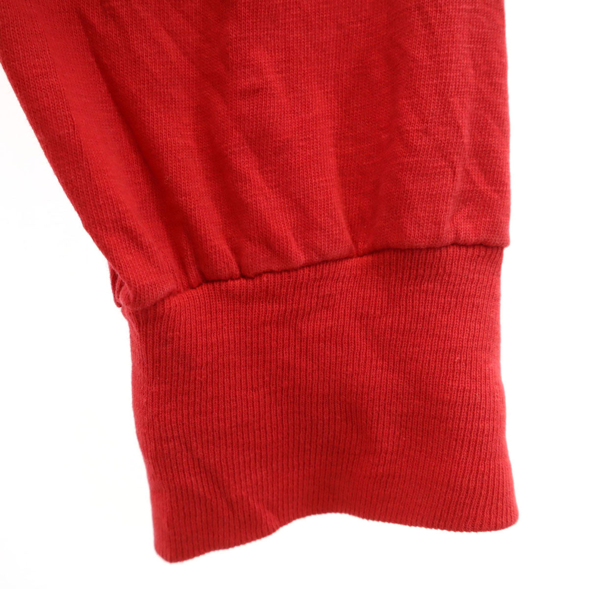 Hanes ヘインズ 90s USA製 オールド 長袖 Tシャツ L レッド メンズ