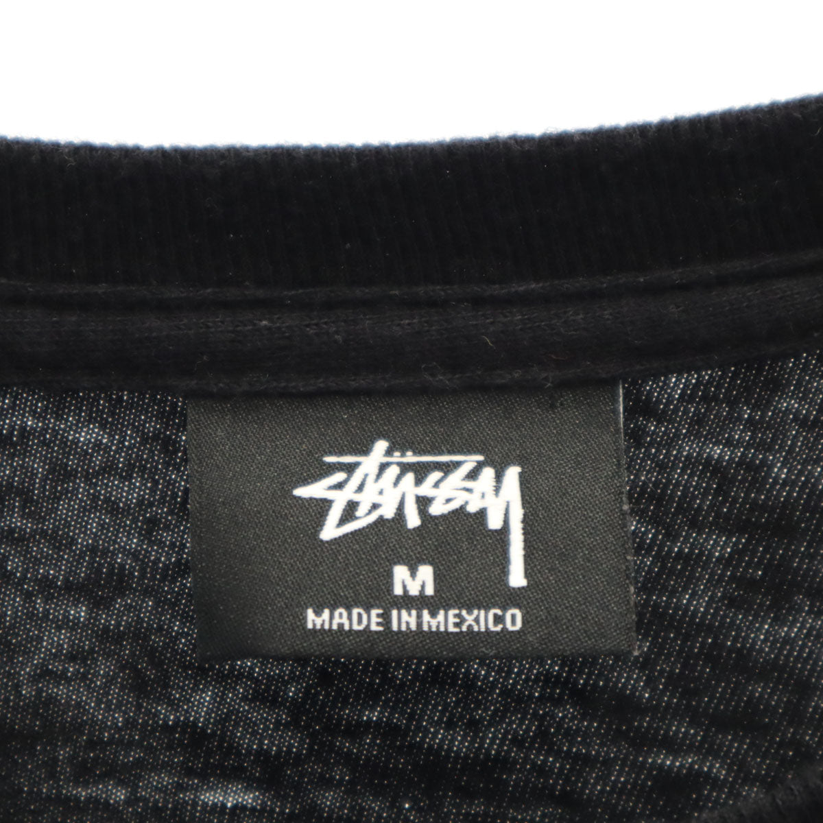 STUSSY ステューシー 長袖 Tシャツ M ブラック メンズ
