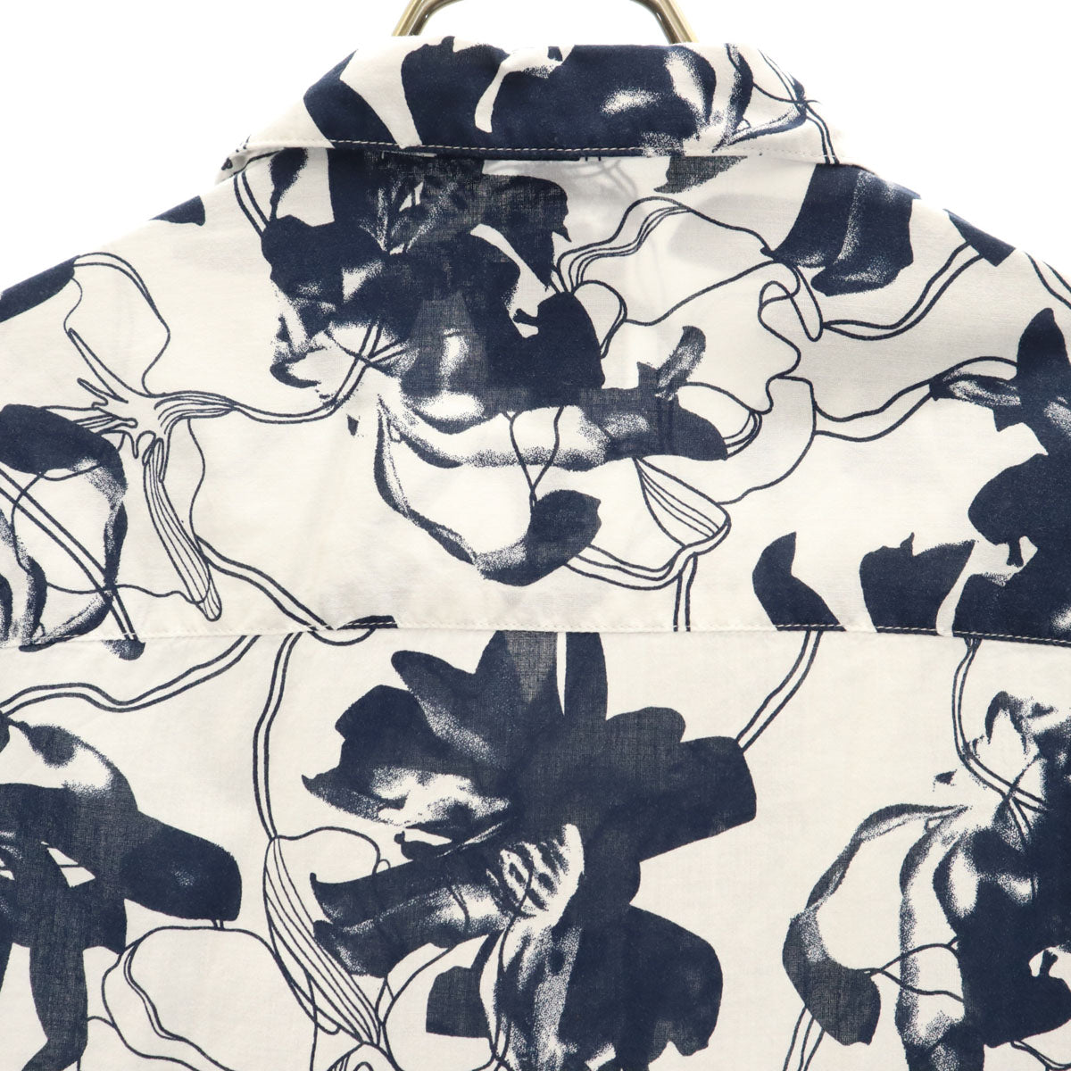 ARMANI EXCHANGE アルマーニエクスチェンジ 半袖 オープンカラーシャツ XS ホワイト系 メンズ