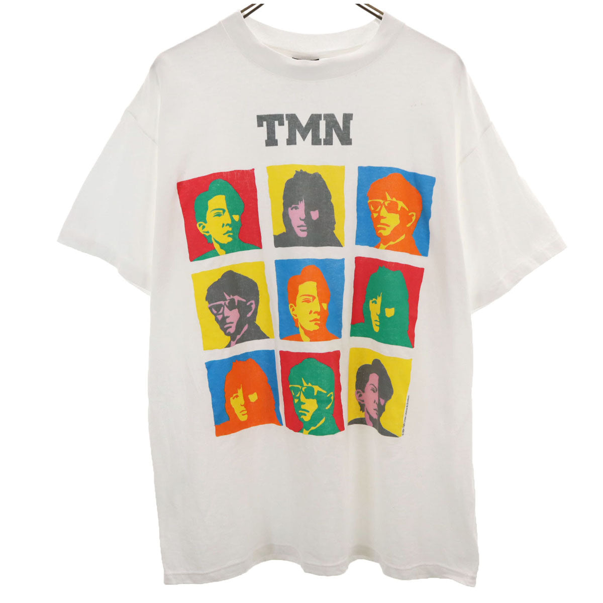 BROCKUM WORLDWIDE ブロッカム ワールドワイド 90s USA製 オールド TMN 小室哲哉 プリント 半袖 Tシャツ L ホワイト メンズ