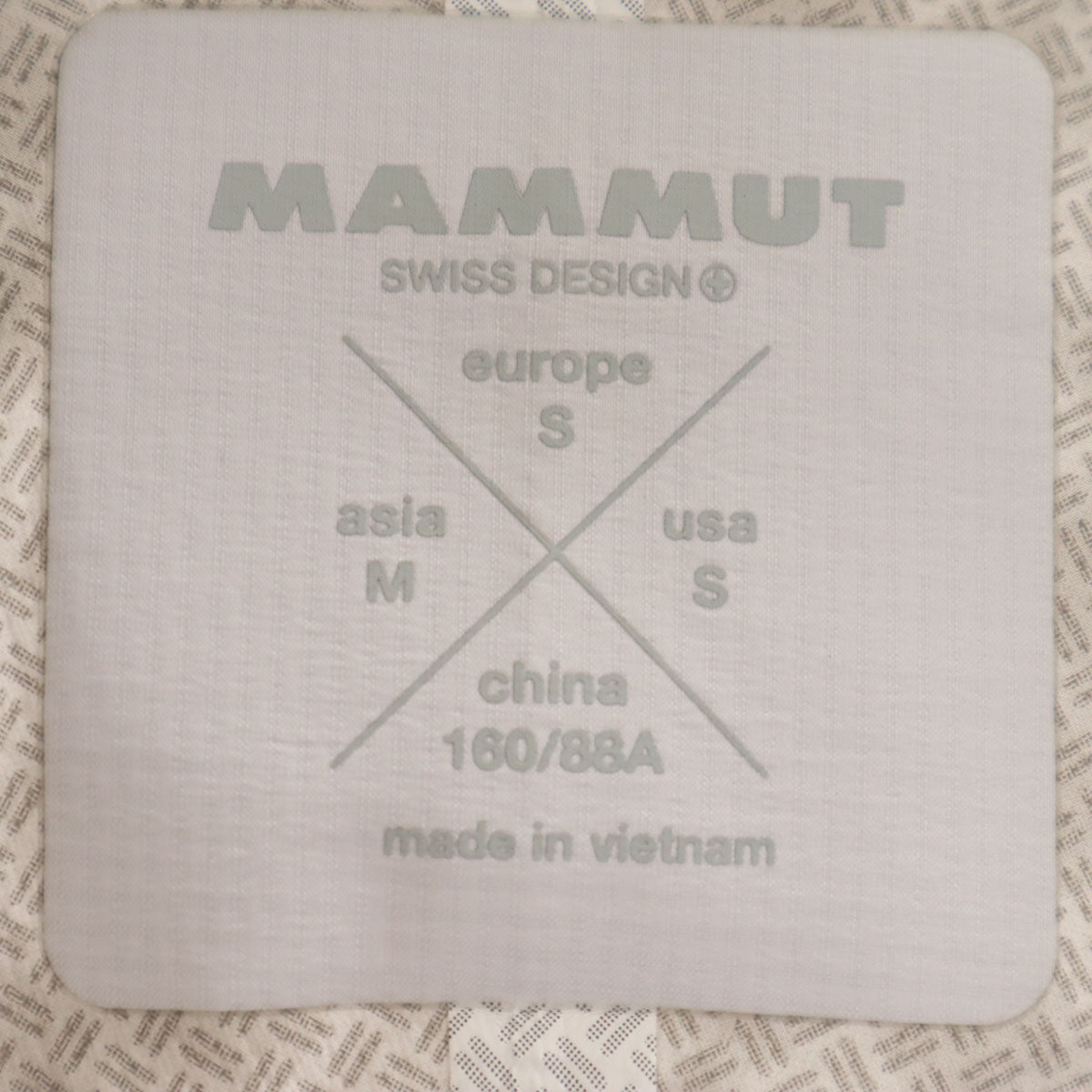 Mammut マムート マイクロレイヤー ジャケット S グレー 収納袋付き アウトドア レディース