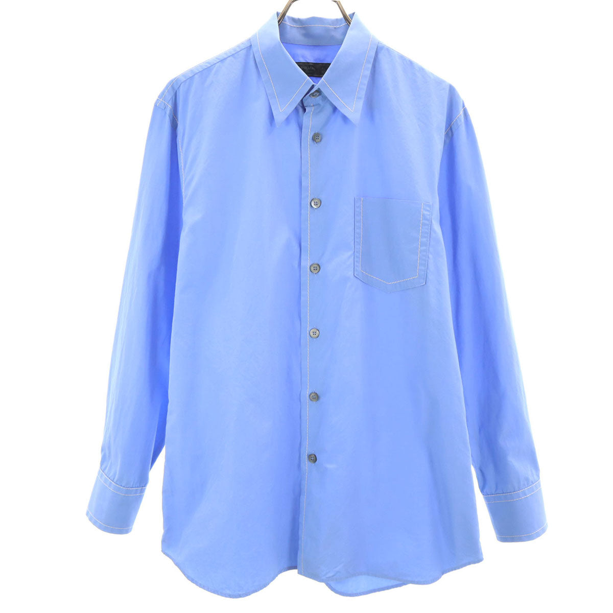 PRADA プラダ 長袖 シャツ 42 青紫系 メンズ
