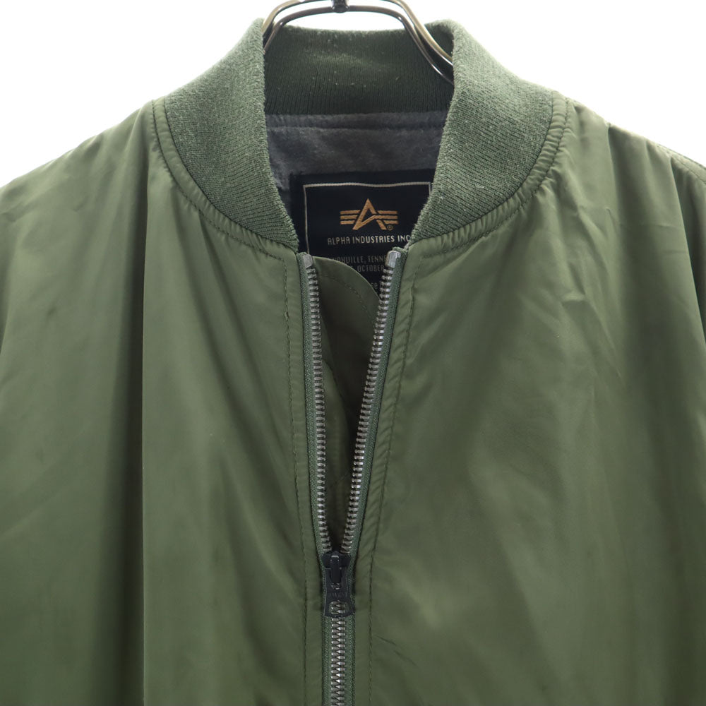 ALPHA INDUSTRIES INC アルファインダストリーズ MA-1 フライトジャケット M カーキ メンズ