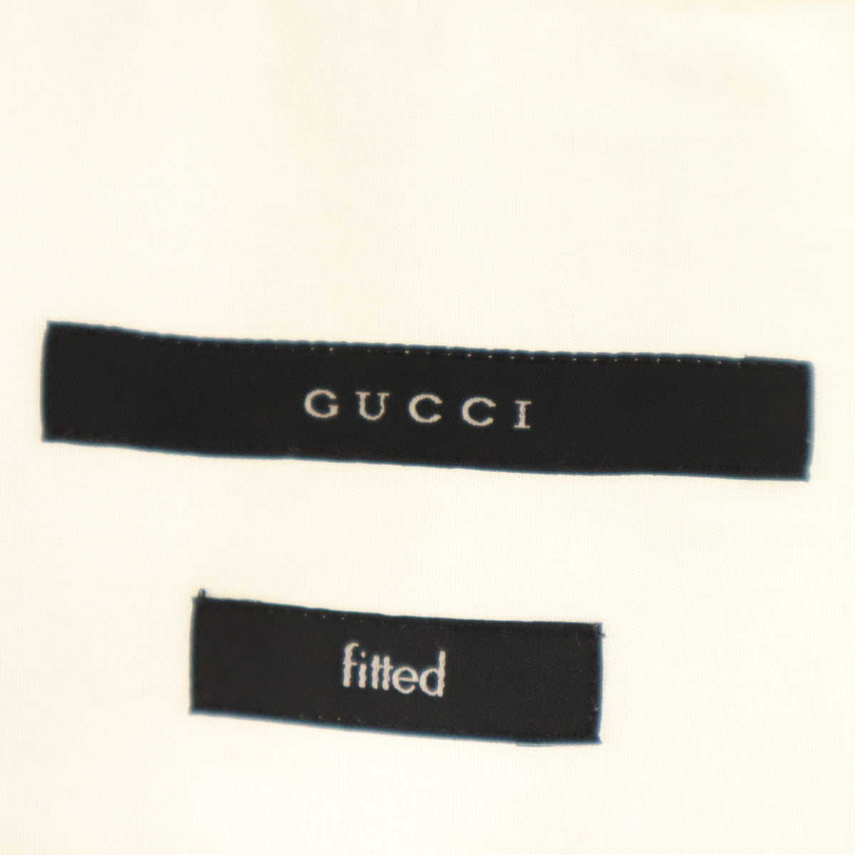 GUCCI グッチ イタリア製 長袖 コットンシャツ 39 ホワイト メンズ