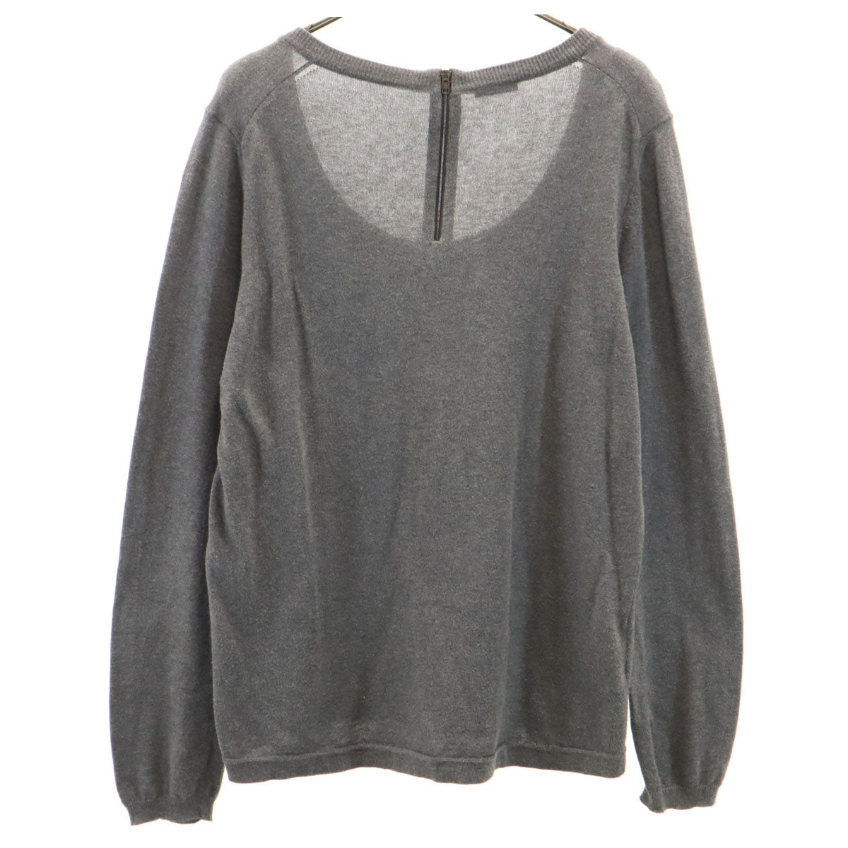 MIUMIU ミュウミュウ イタリア製 長袖 ニット 42 チャコールグレー セーター レディース