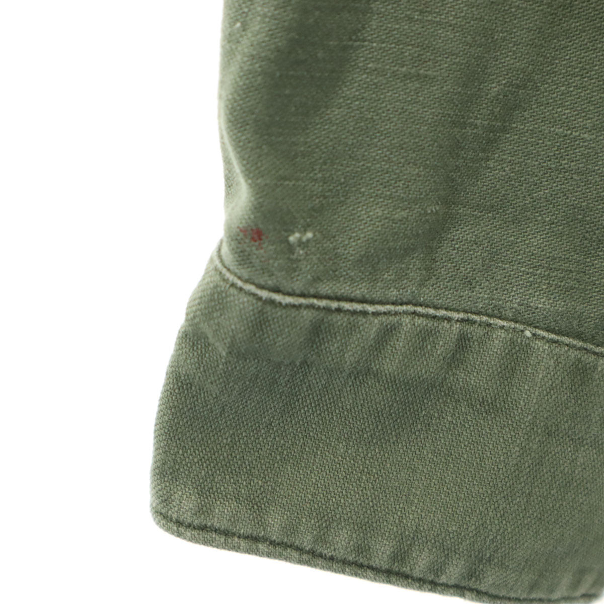 US ARMY アメリカ軍 70s DSA ヴィンテージ ユーティリティ 長袖 ミリタリーシャツ 15 1/2 33 カーキ メンズ