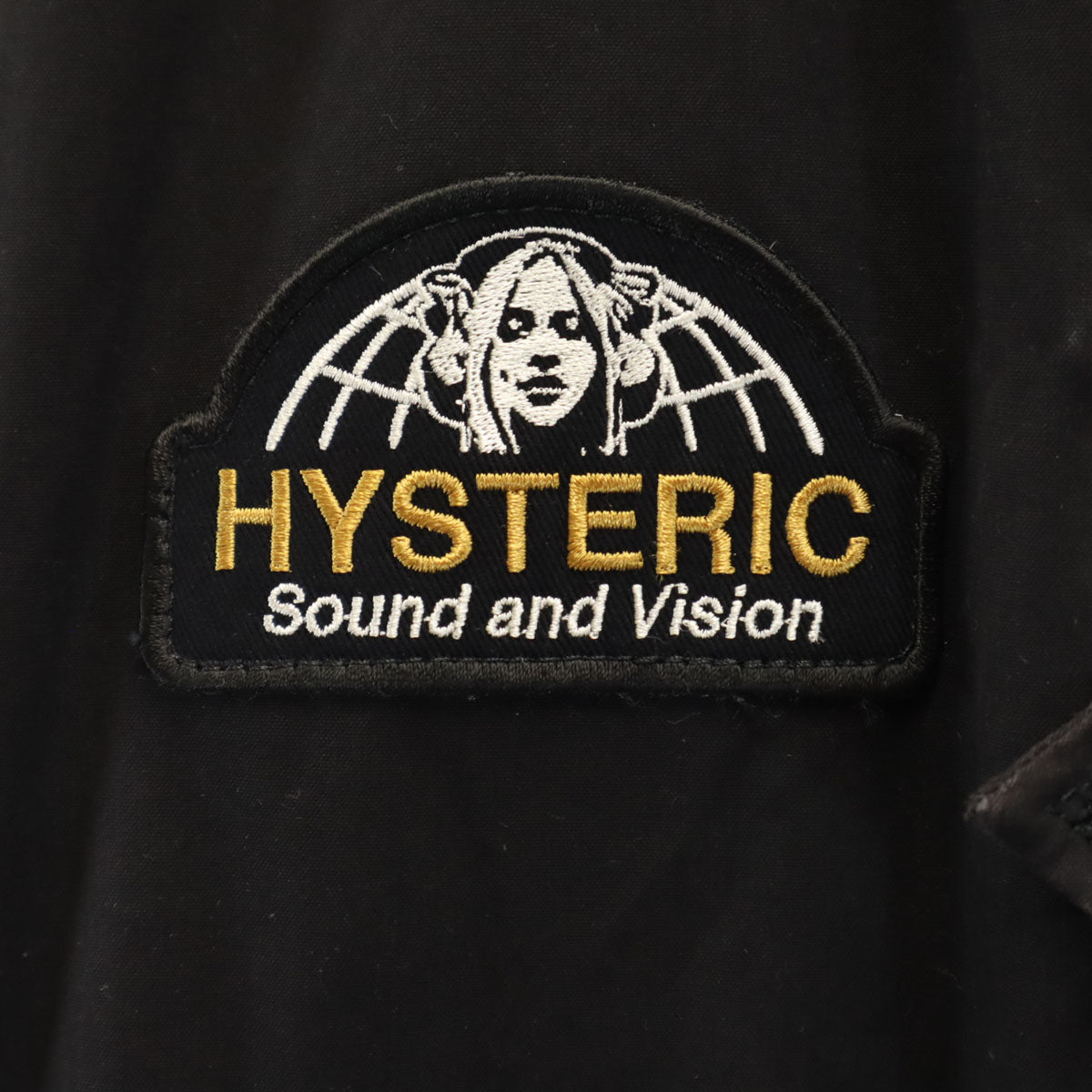 HYSTERIC GLAMOUR ヒステリックグラマー ArkAir アークエアー別注 UK製 トラフィック 02203AB01 ジャケット S ブラック メンズ