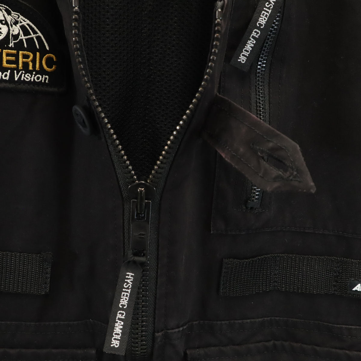 HYSTERIC GLAMOUR ヒステリックグラマー ArkAir アークエアー別注 UK製 トラフィック 02203AB01 ジャケット S ブラック メンズ