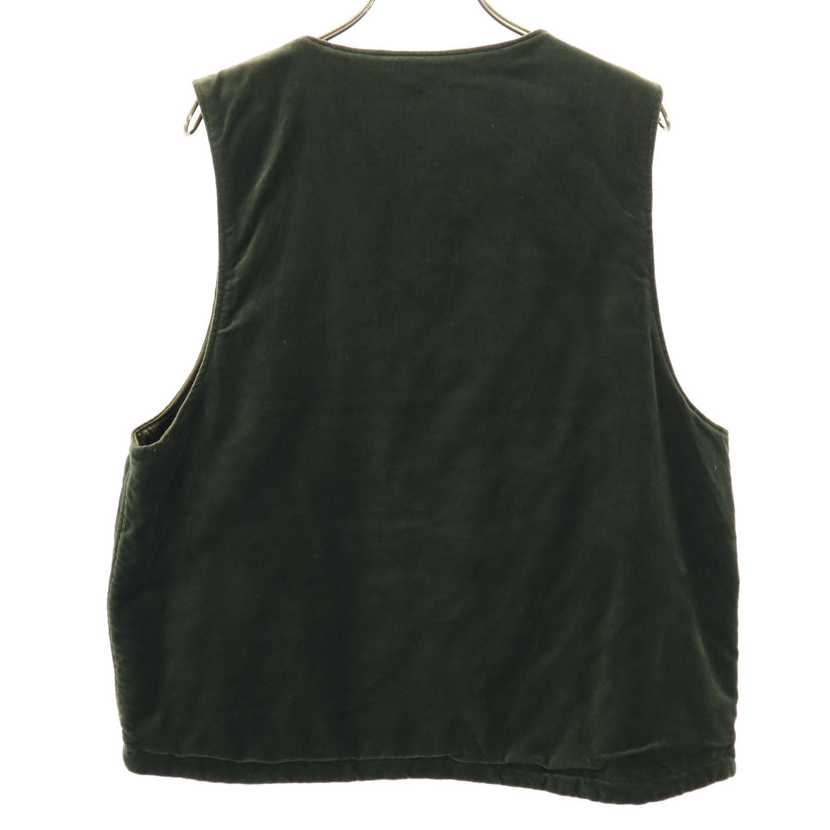 Engineered Garments エンジニアードガーメンツ USA製 ベロア カバー ベスト S カーキ 中綿 ネペンテス メンズ