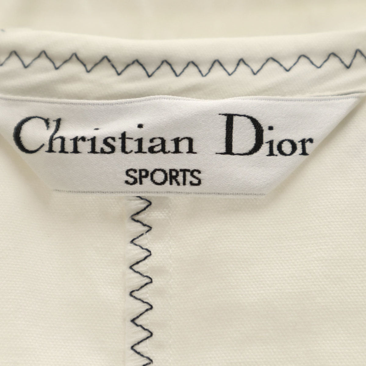 Christian Dior SPORTS クリスチャンディオールスポーツ 90s オールド フーデッド ジャケット アイボリー メンズ
