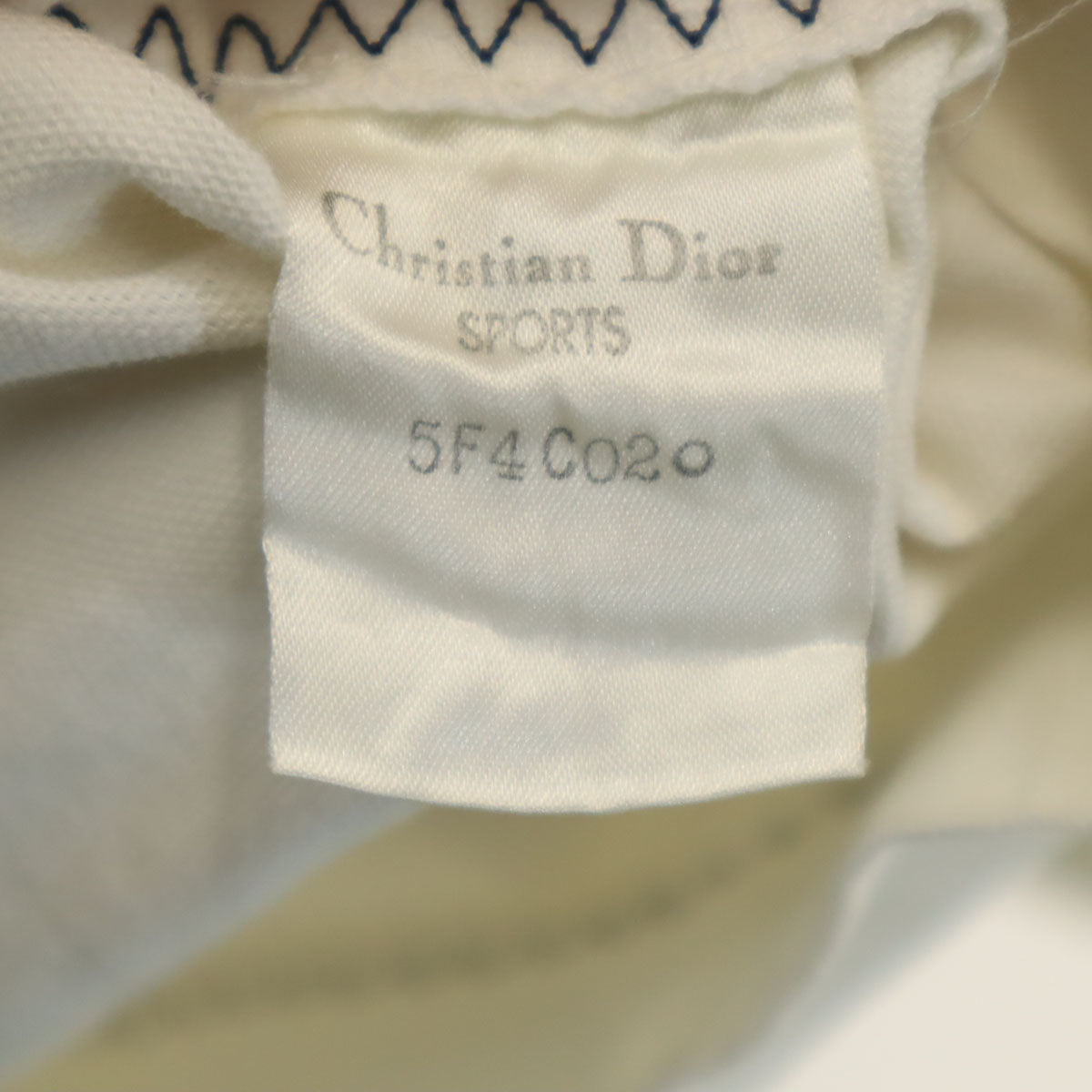 Christian Dior SPORTS クリスチャンディオールスポーツ 90s オールド フーデッド ジャケット アイボリー メンズ