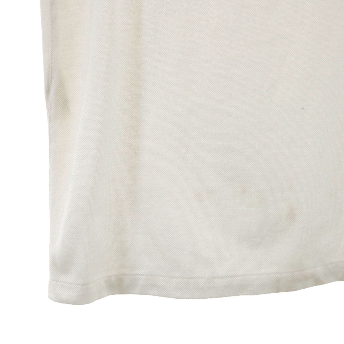 Christian Dior SPORTS クリスチャンディオールスポーツ 90s オールド 半袖 ポロシャツ L 白 鹿の子地 レディース