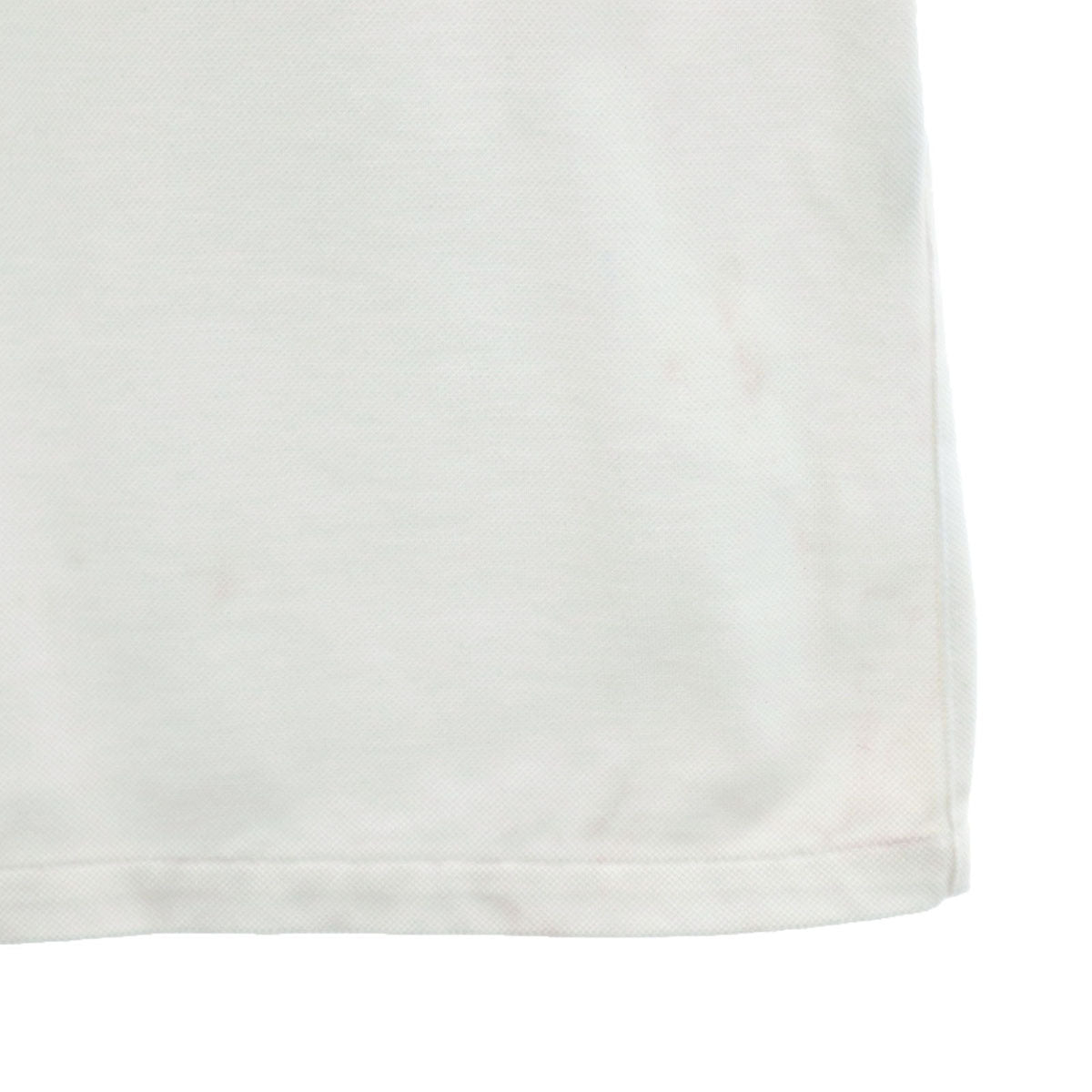 Christian Dior SPORTS クリスチャンディオールスポーツ 90s オールド 半袖 ポロシャツ L 白 鹿の子地 レディース