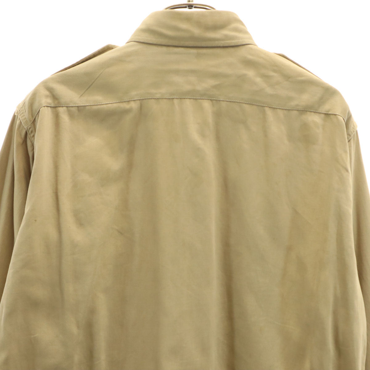 US ARMY アメリカ軍 40s WW2 ヴィンテージ 長袖 陸軍将校 ミリタリーシャツ 15-33 カーキ メンズ
