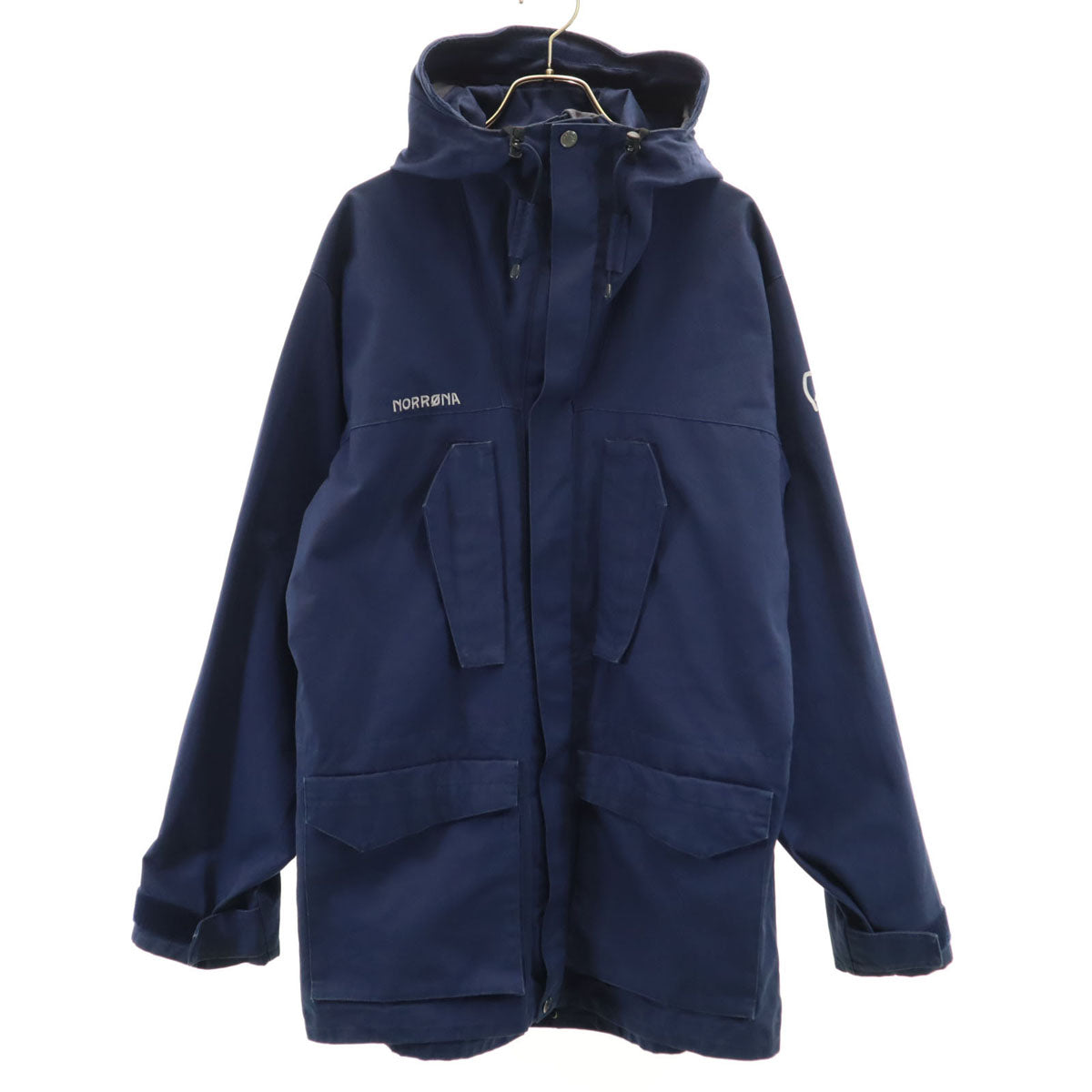 NORRONA ノローナ コットン アノ ジャケット S ネイビー アウトドア メンズ