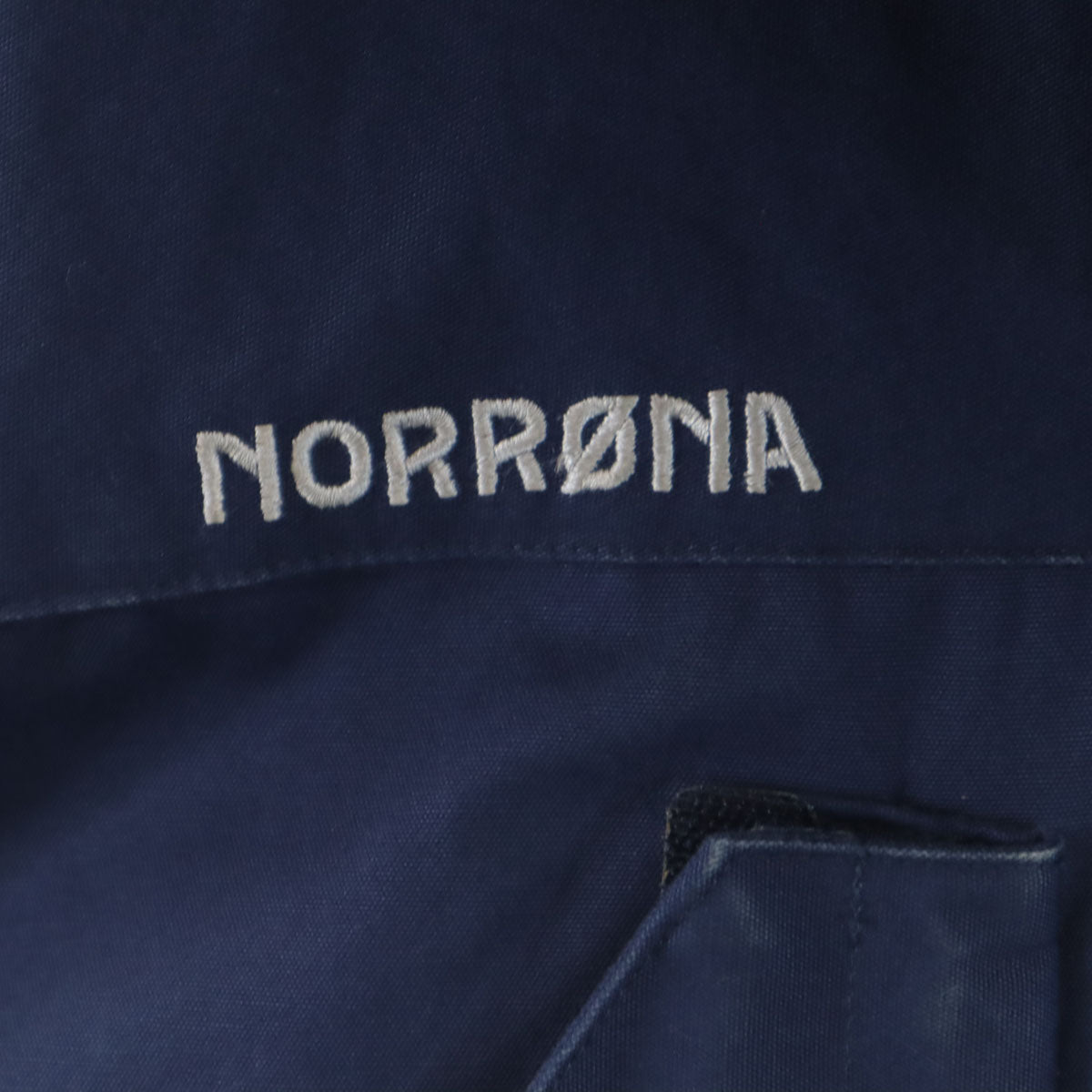 NORRONA ノローナ コットン アノ ジャケット S ネイビー アウトドア メンズ