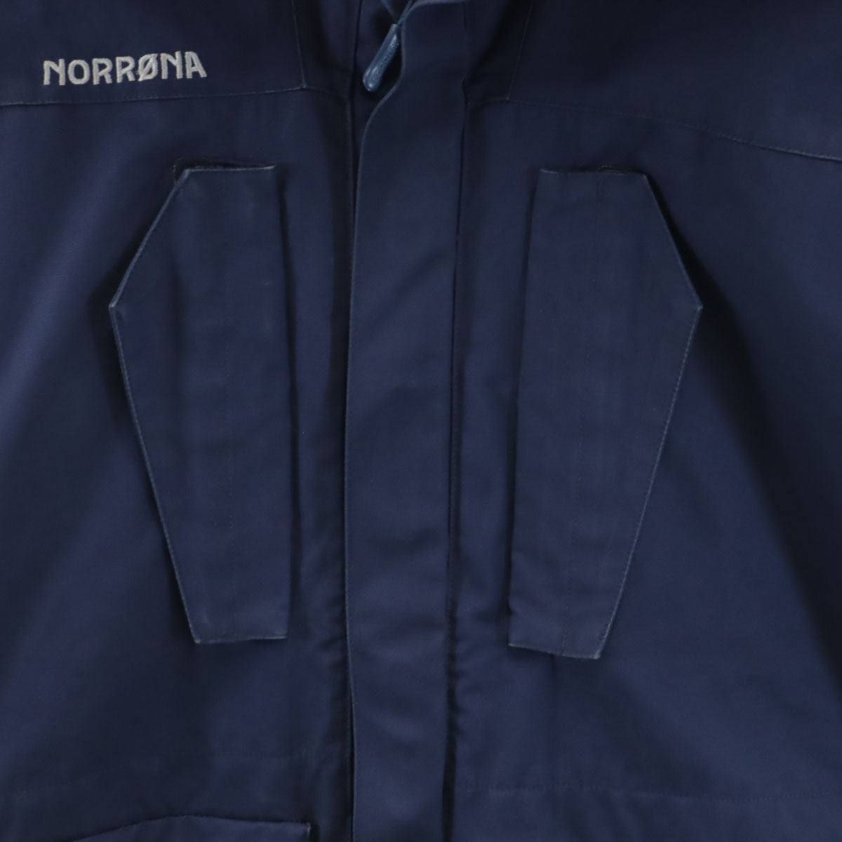 NORRONA ノローナ コットン アノ ジャケット S ネイビー アウトドア メンズ