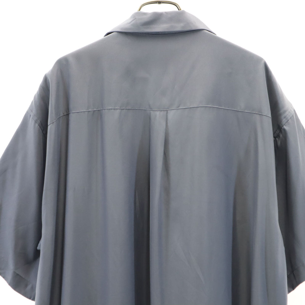 stein シュタイン 日本製 半袖 オーバーサイズ オープンカラーシャツ M グレー メンズ