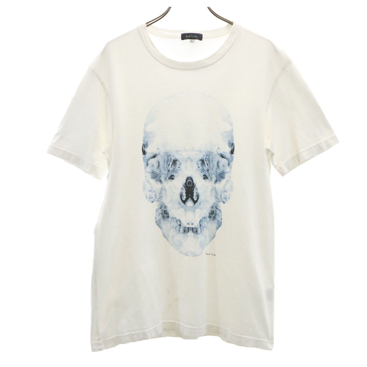 Paul Smith ポールスミス 日本製 スカル 半袖 Tシャツ L ホワイト メンズ