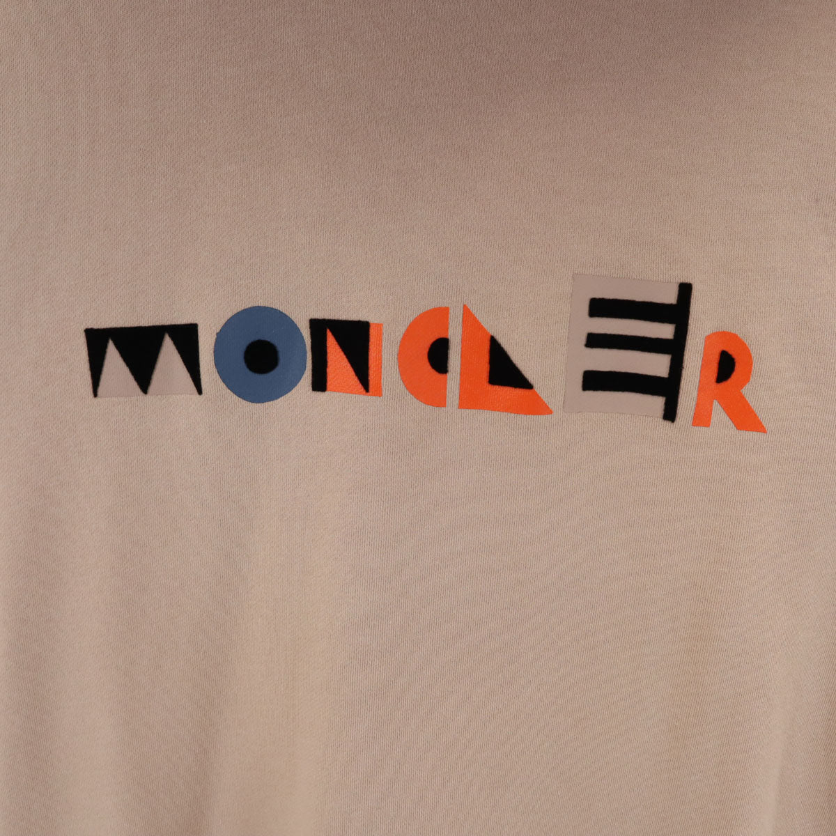 MONCLER モンクレール 20AW F20918G75510 バックロゴ 長袖 スウェット ジップパーカー XXL ピンクベージュ ビッグサイズ メンズ