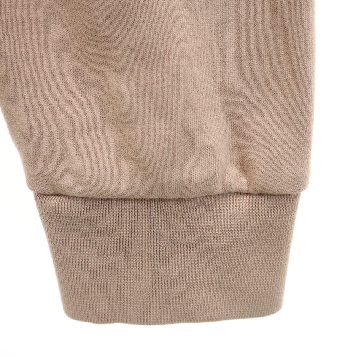 MONCLER モンクレール 20AW F20918G75510 バックロゴ 長袖 スウェット ジップパーカー XXL ピンクベージュ ビッグサイズ メンズ