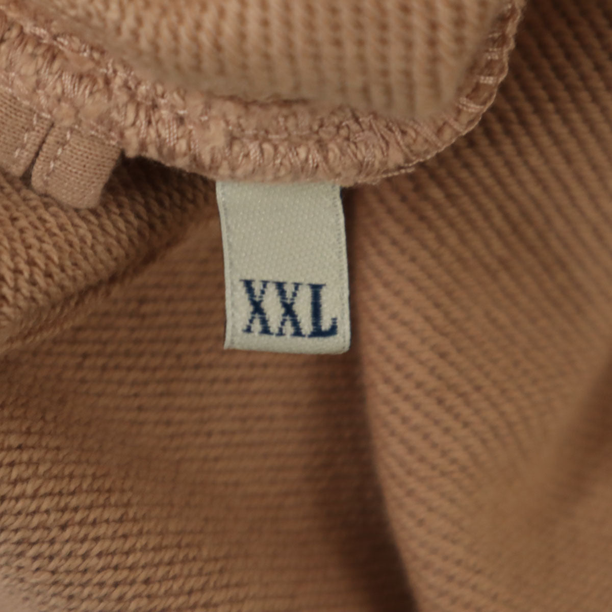 MONCLER モンクレール 20AW F20918G75510 バックロゴ 長袖 スウェット ジップパーカー XXL ピンクベージュ ビッグサイズ メンズ