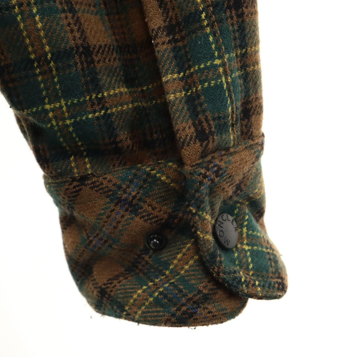 MONCLER モンクレール 長袖 ハーフジップ ネルシャツ L ブラウン系 プルオーバー メンズ