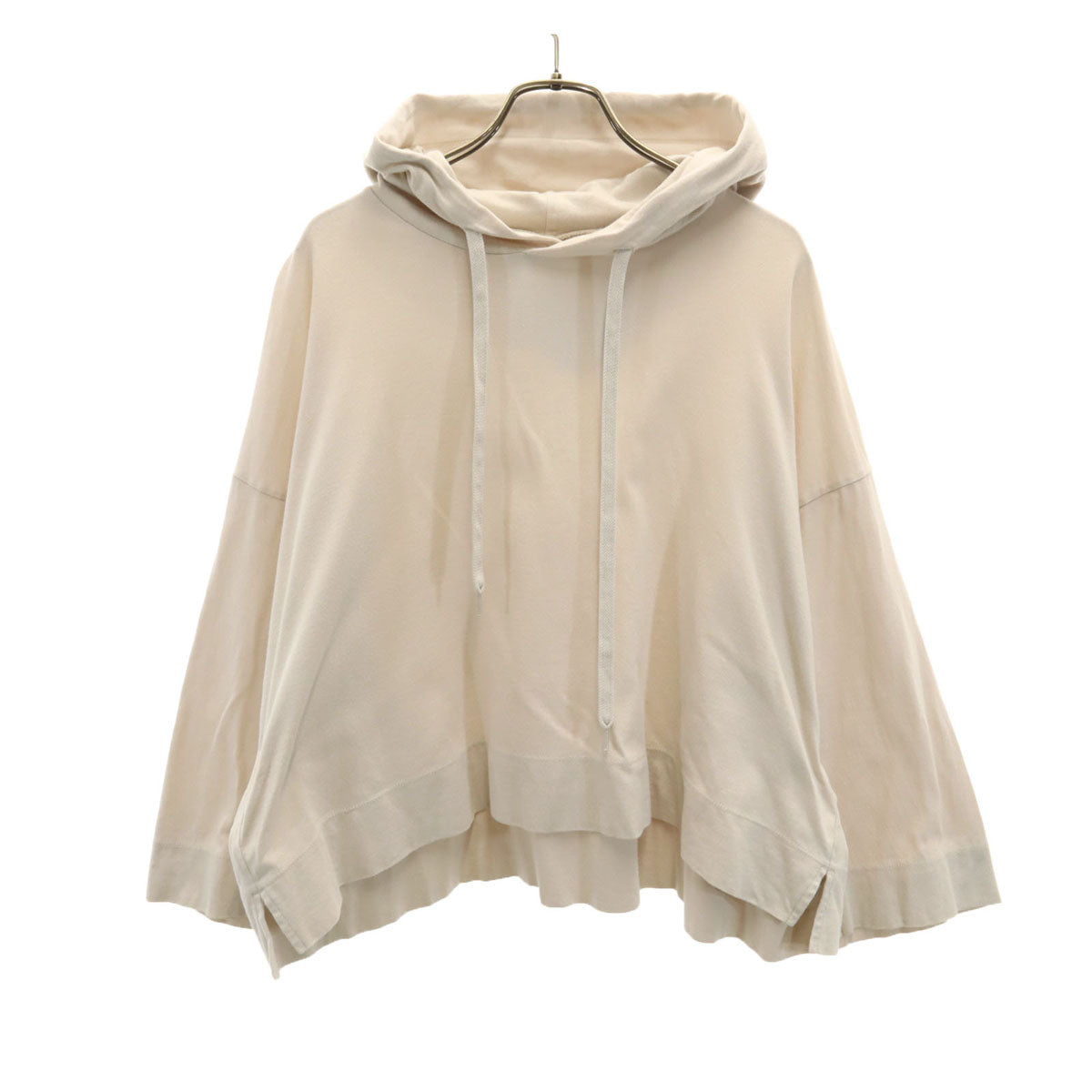 PLEATS PLEASE プリーツプリーズ 日本製 長袖 パーカー 3 グレージュ イッセイミヤケ レディース