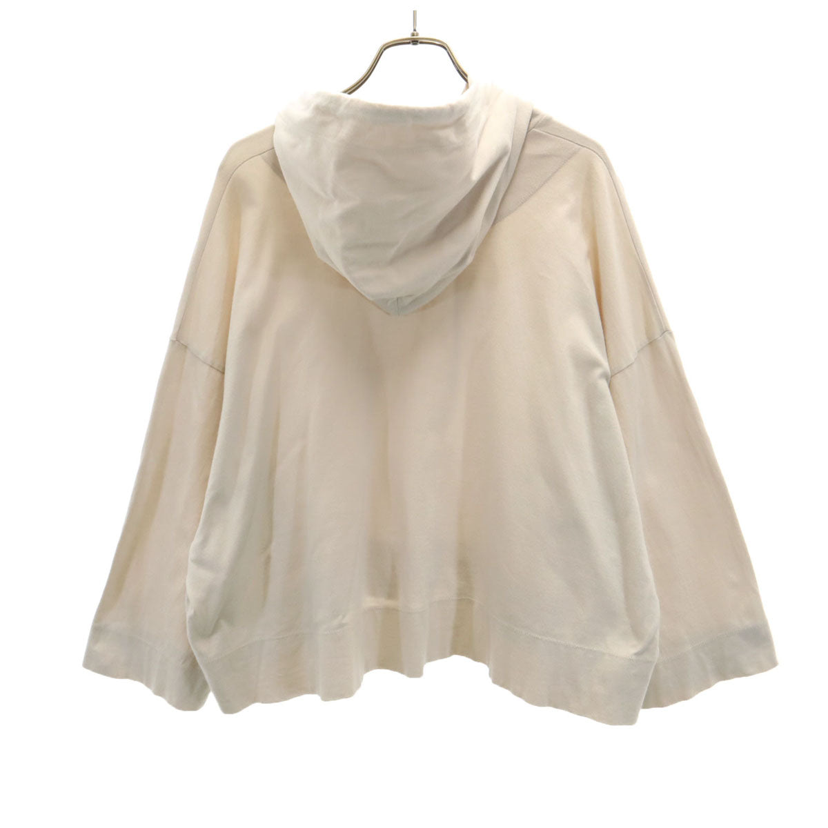 PLEATS PLEASE プリーツプリーズ 日本製 長袖 パーカー 3 グレージュ イッセイミヤケ レディース