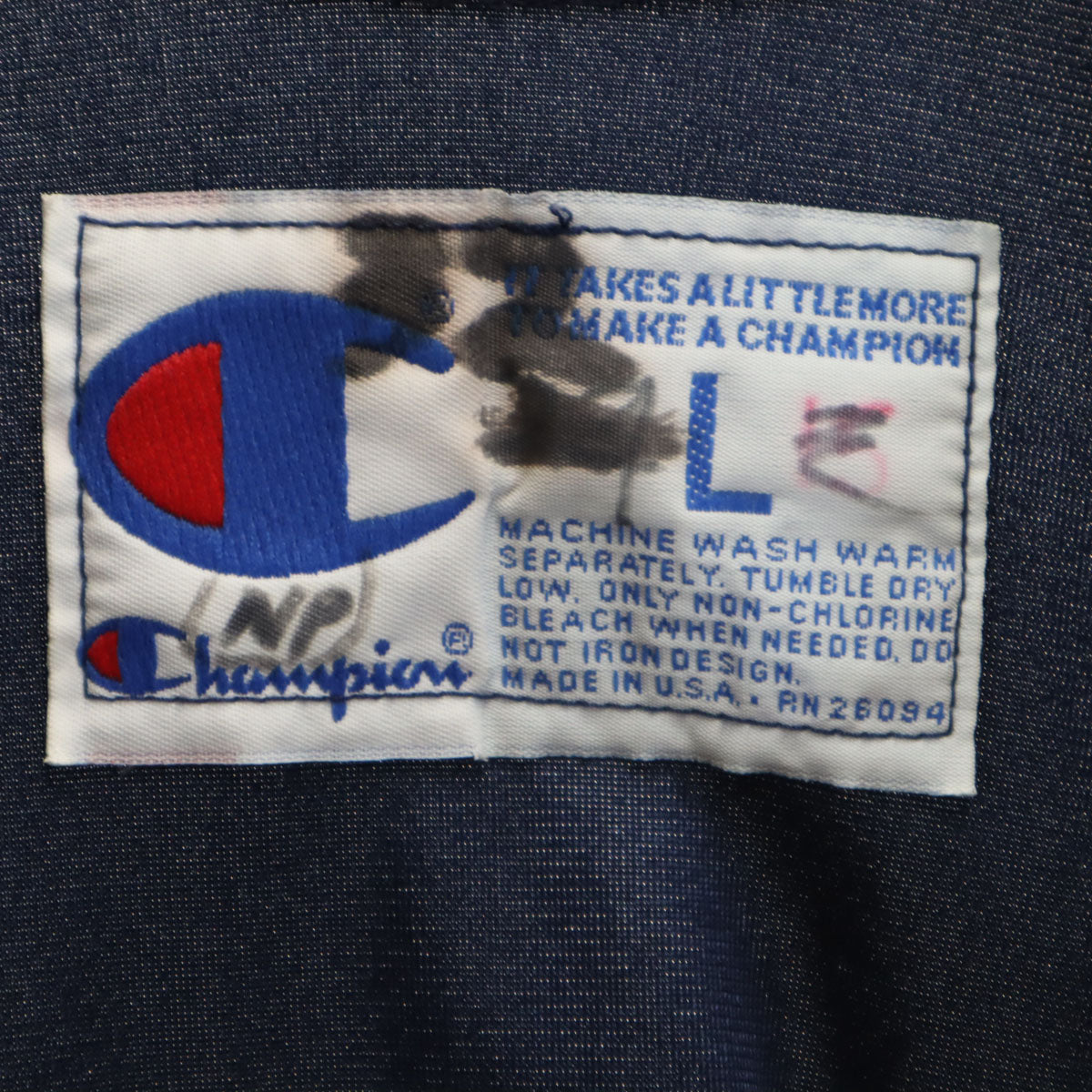 Champion チャンピオン ALTUS LADY BULLDOGS ハイスクール スポーツ ジャケット L ネイビー ブルゾン レディース